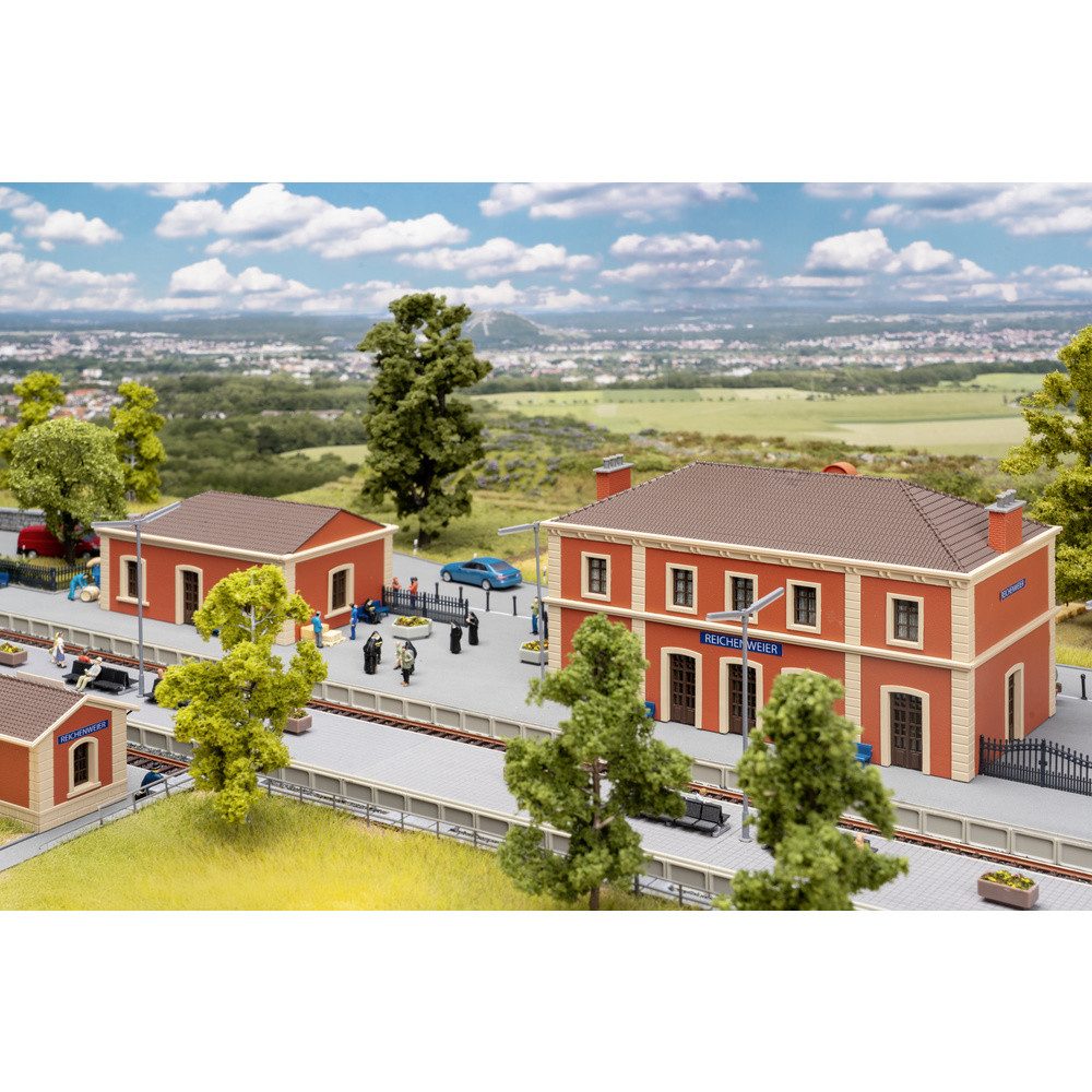 Faller Modelleisenbahn-Set Faller 110147 H0 Bahnhof-Set Reichenweier