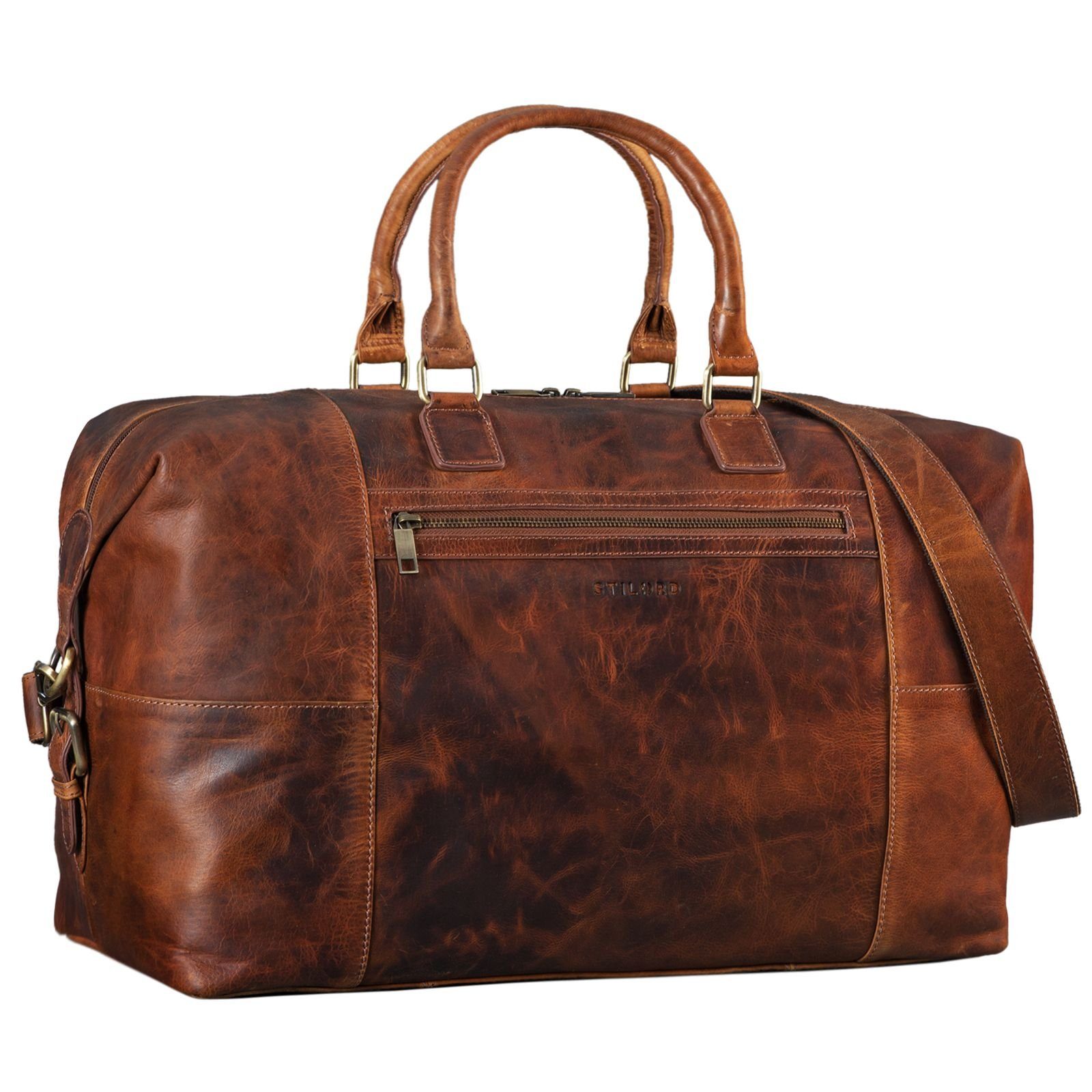STILORD Weekender "Rover" Reisetasche Leder groß