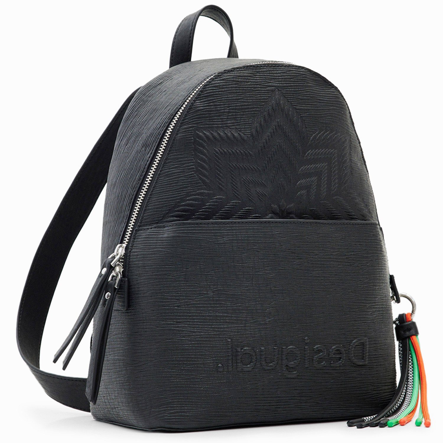 Freizeitrucksack Desigual Damen Rucksack Aquiles Mombasa Mini schwarz