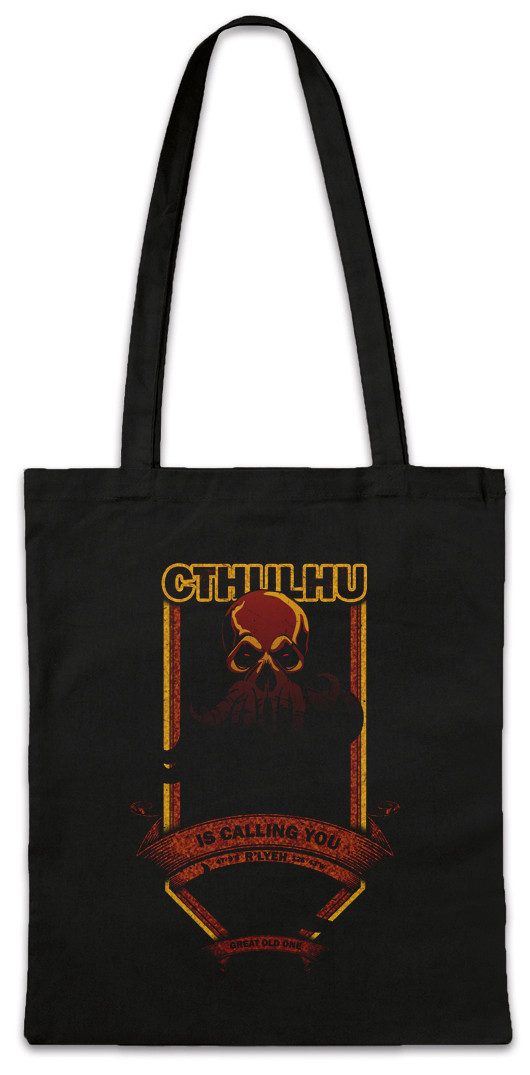 Beuteltasche Cthulhu Is Calling You Stofftasche Horror Arkham H. P. Lovecraft