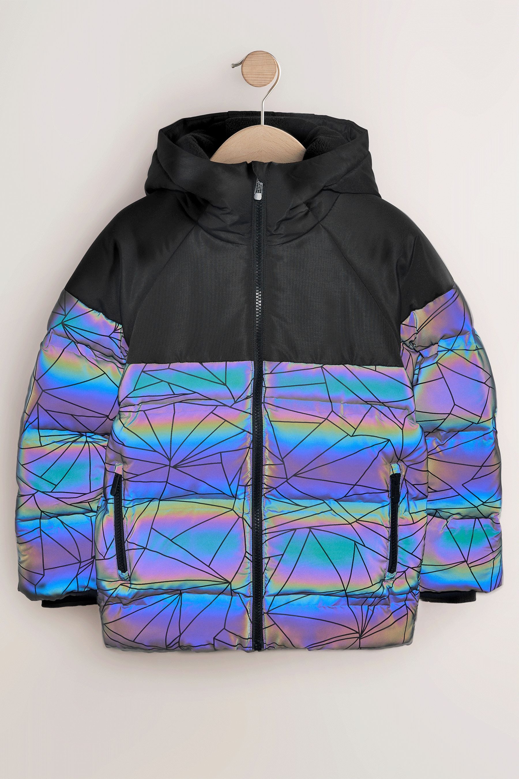 Steppjacke Wasserabweisender, reflektierender Mantel