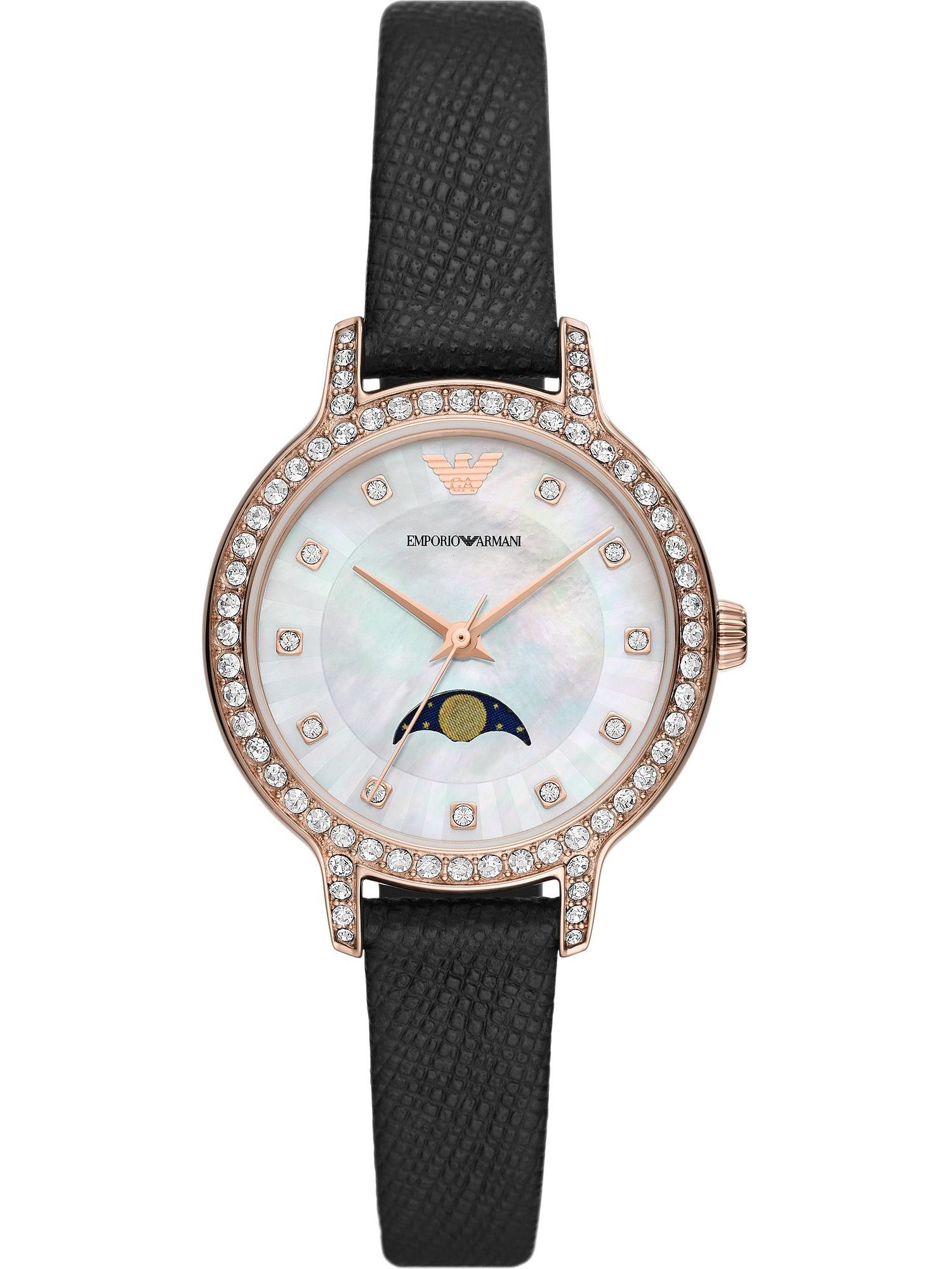Quarzuhr Emporio Armani Damen-Uhren Analog Quarz