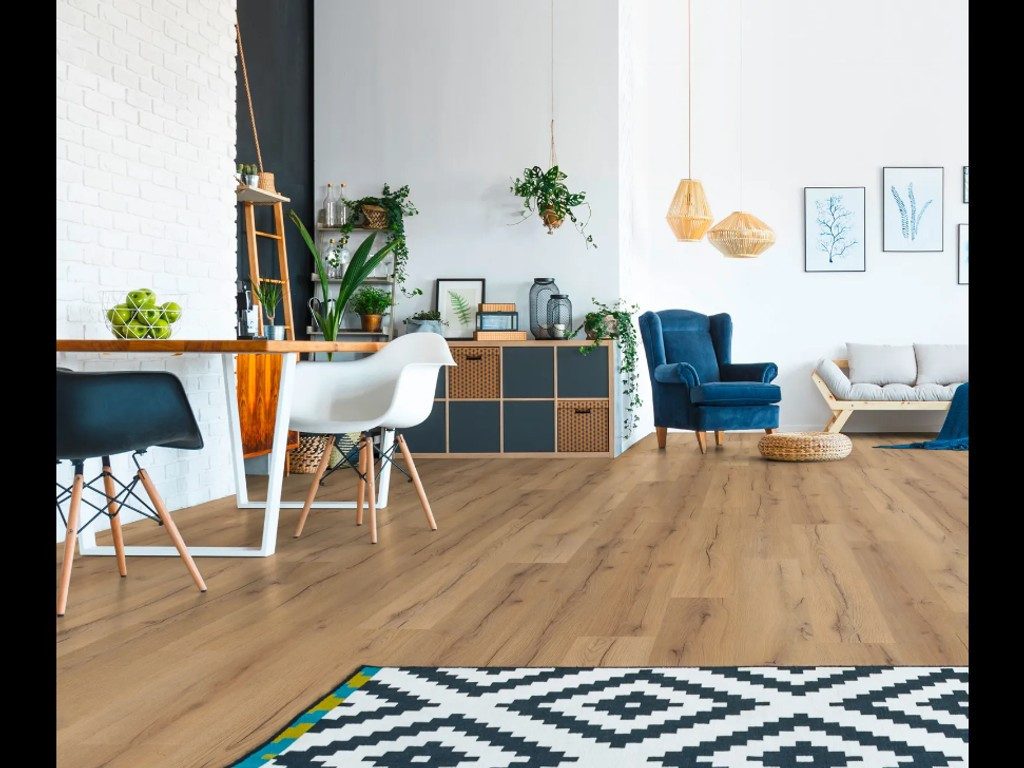 KRONOTEX Laminat KRONOTEX Laminat Advanced Base Eiche Landhausdiele 8 mm