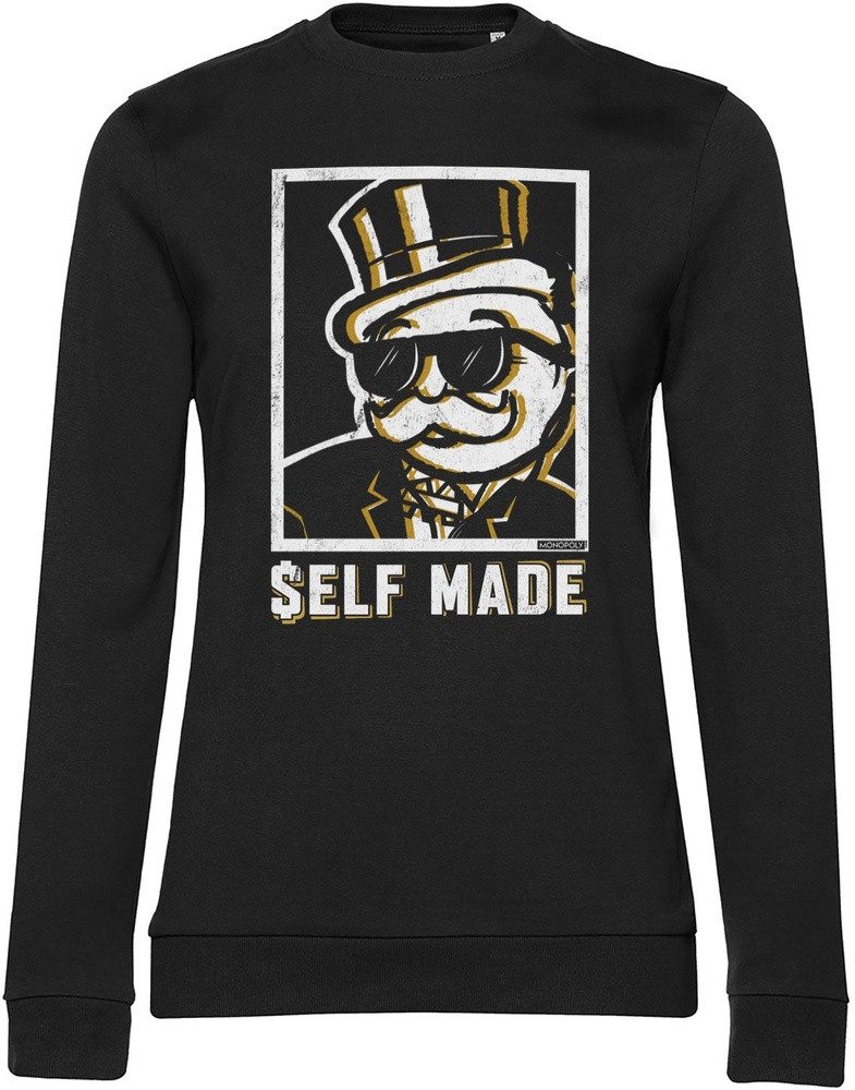 Monopoly Rundhalspullover Monopoly Self Made Girly Sweatshirt