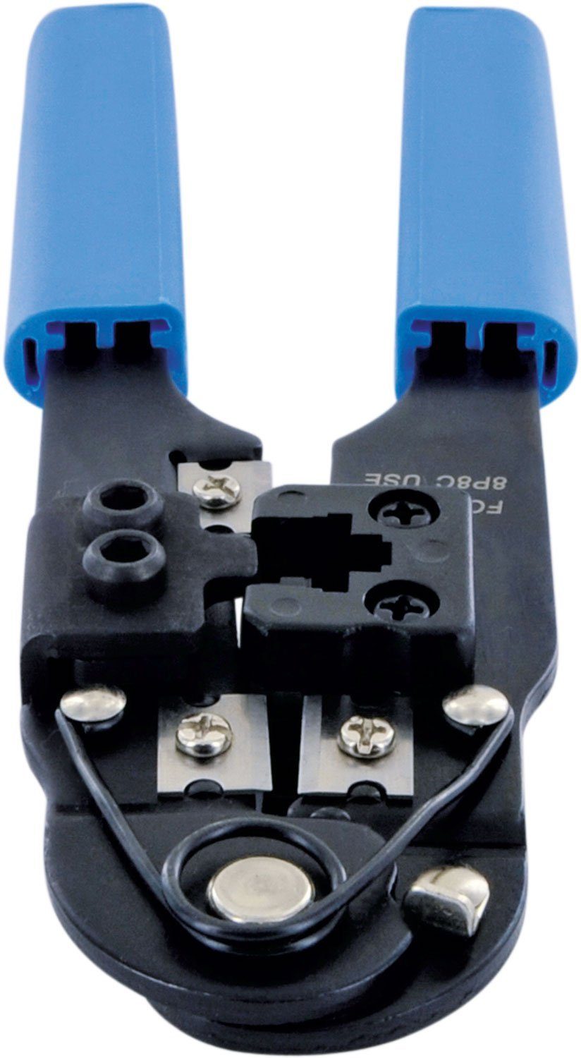 Schwaiger Crimpzange NWZ01 531, für verwendbar Universal RJ45-Stecker