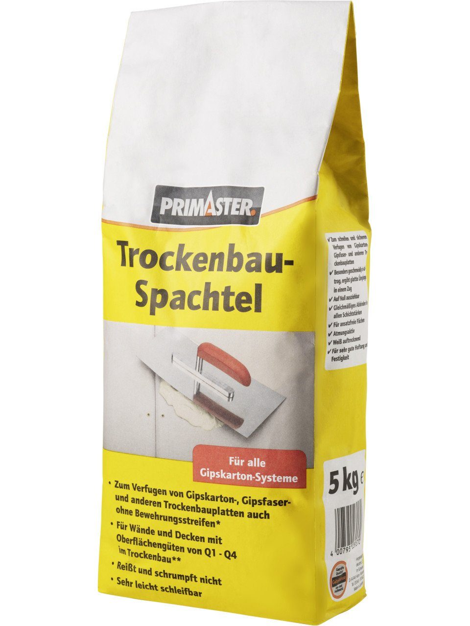 Primaster Spachtelmasse Primaster Trockenbau-Spachtel 5 kg günstig online kaufen