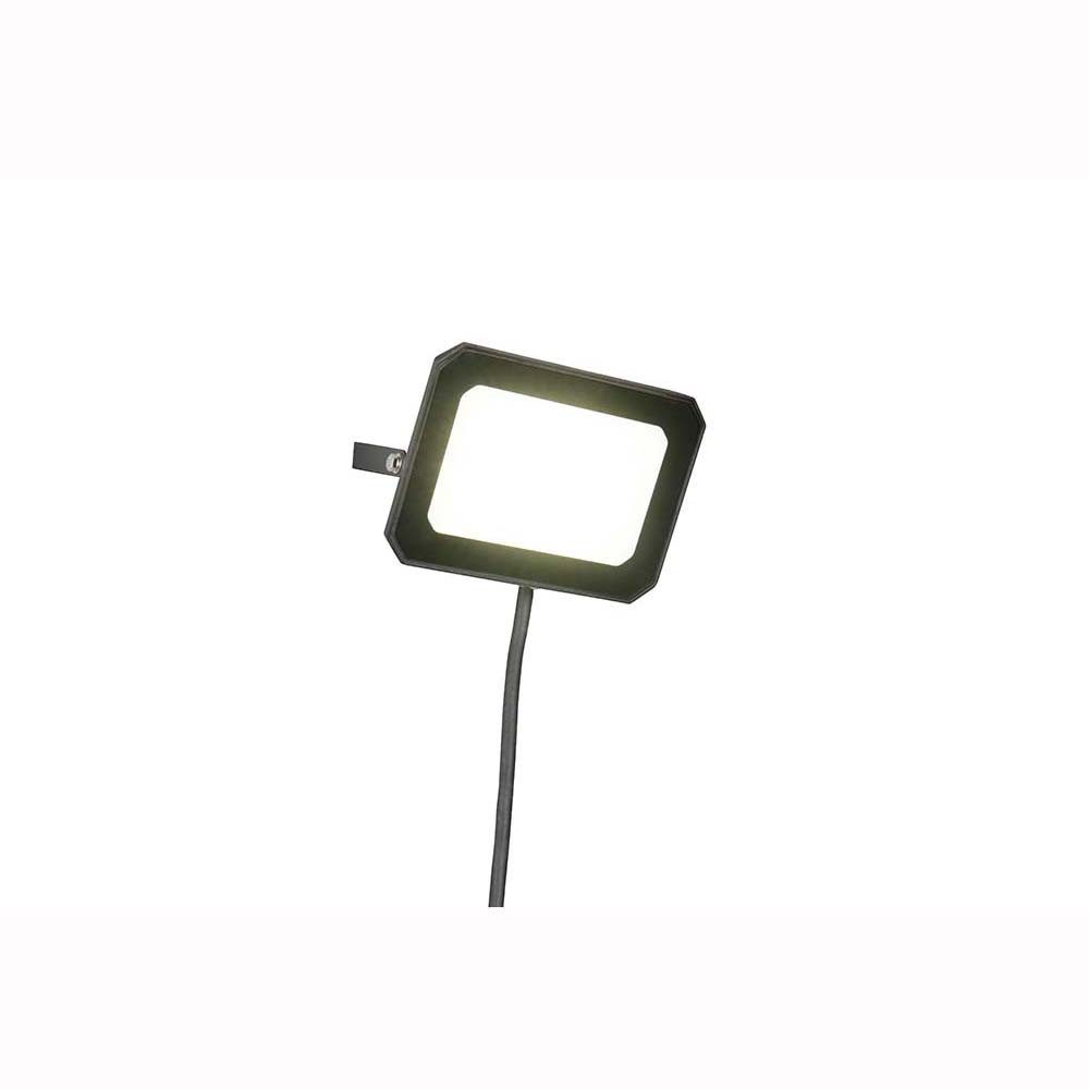 Reality Leuchten LED Außen-Wandleuchte, LED-Leuchtmittel fest verbaut, Neutralweiß, Wandleuchte LED Wandlampe Aluminium schwarz matt IP65 verstellbar L