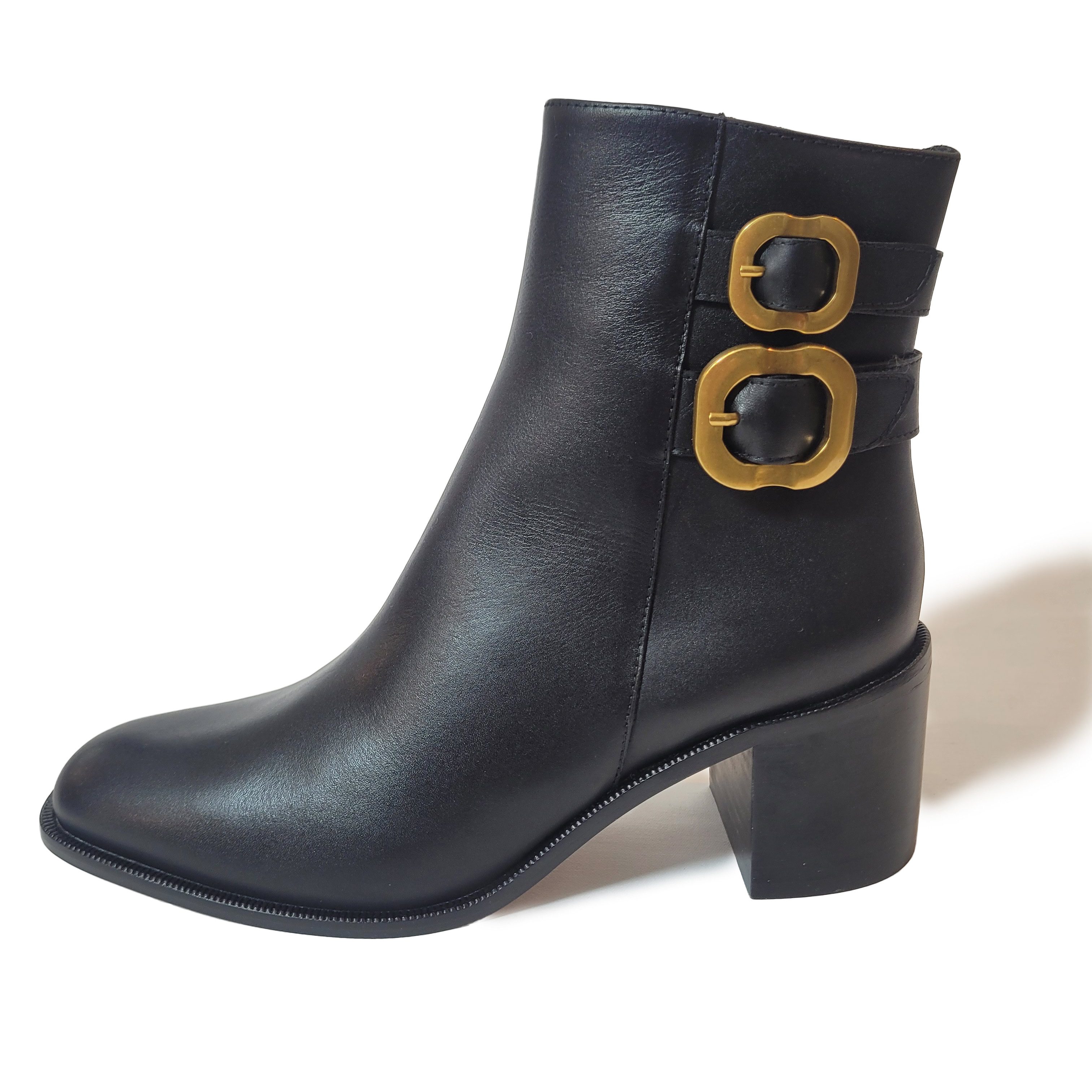 Lodi Seda Negro Сапогиette aus 100% Leder