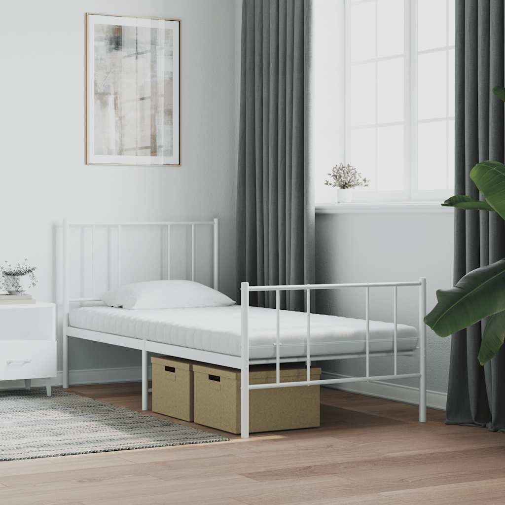 Kaltschaummatratze, vidaXL, Schaumstoffmatratze Weiß 100x210 cm 7-Zonen Härtegrad 20 ILD