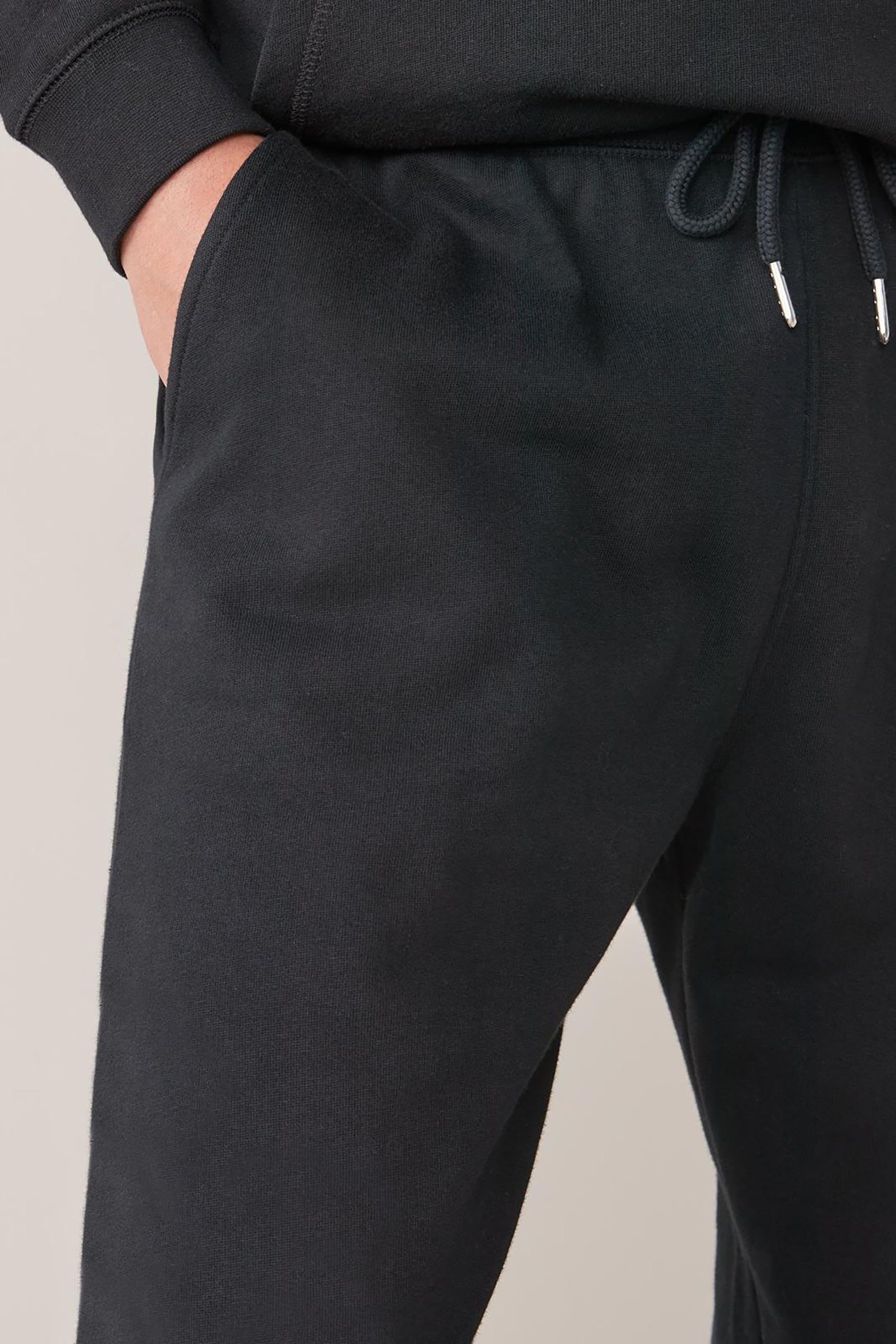 Next (1-tlg) Jogginghose Loungewear Jogginghose – Black Bündchen ohne