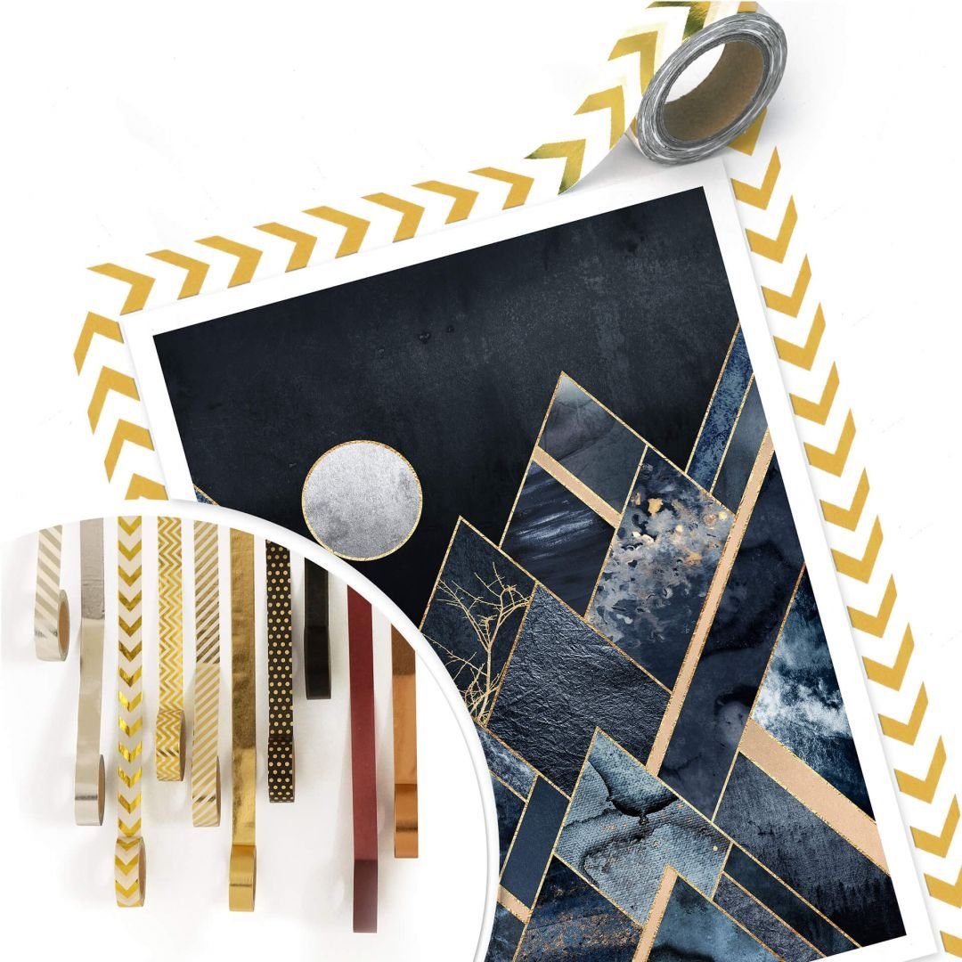 K&L Wall Art Poster Poster Fredriksson Art Déco Küche abstrakt Nachthimmel, Wohnzimmer Wandbild modern