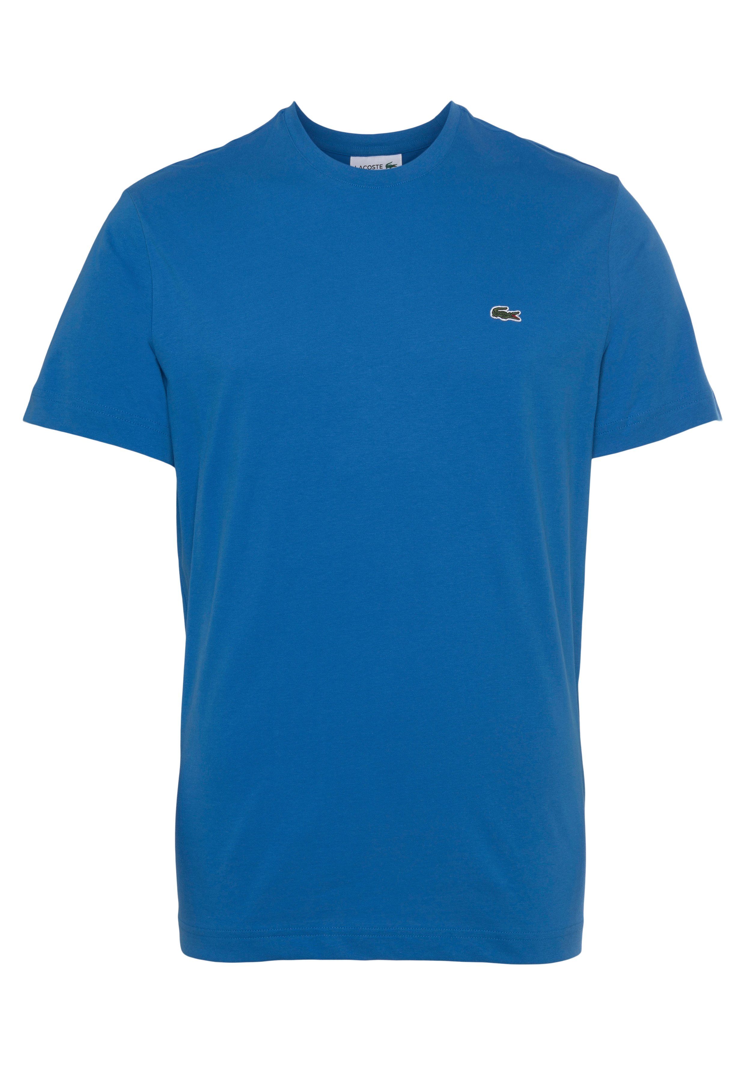 Lacoste T-Shirt (1-tlg) mit Rundhalsausschnitt royalblau