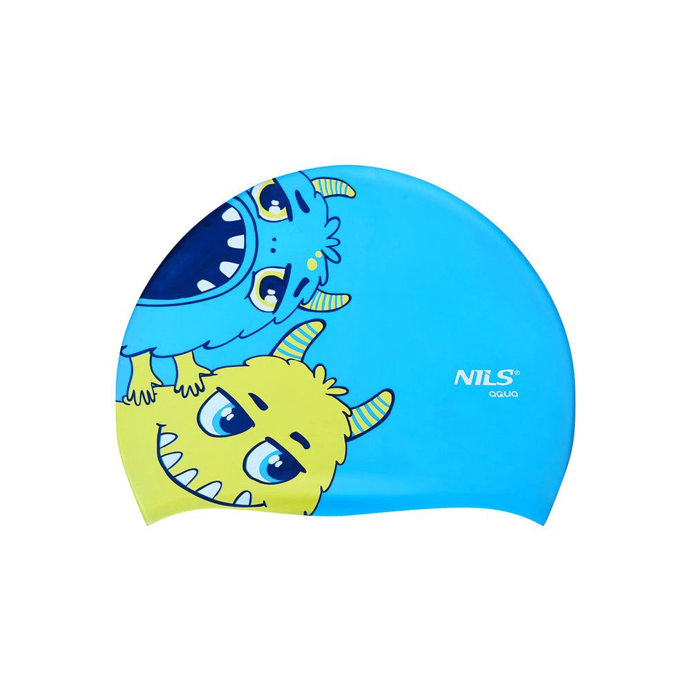 NILS AQUA Badekappe Schwimmhaube Duschhaube (Spar-Set, 1 St), bietet angenehmen Sitz ohne Druckstellen