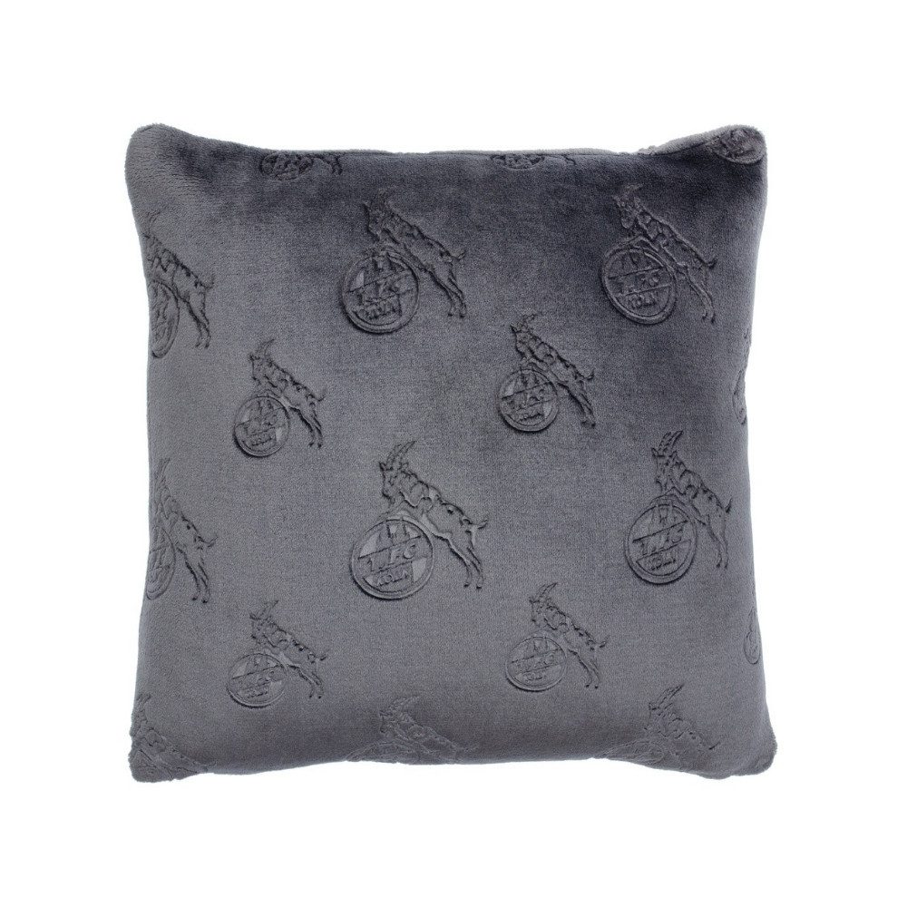 VertriebsArena GmbH Dekokissen 1. FC Köln Kissen Allover Logo geprägt