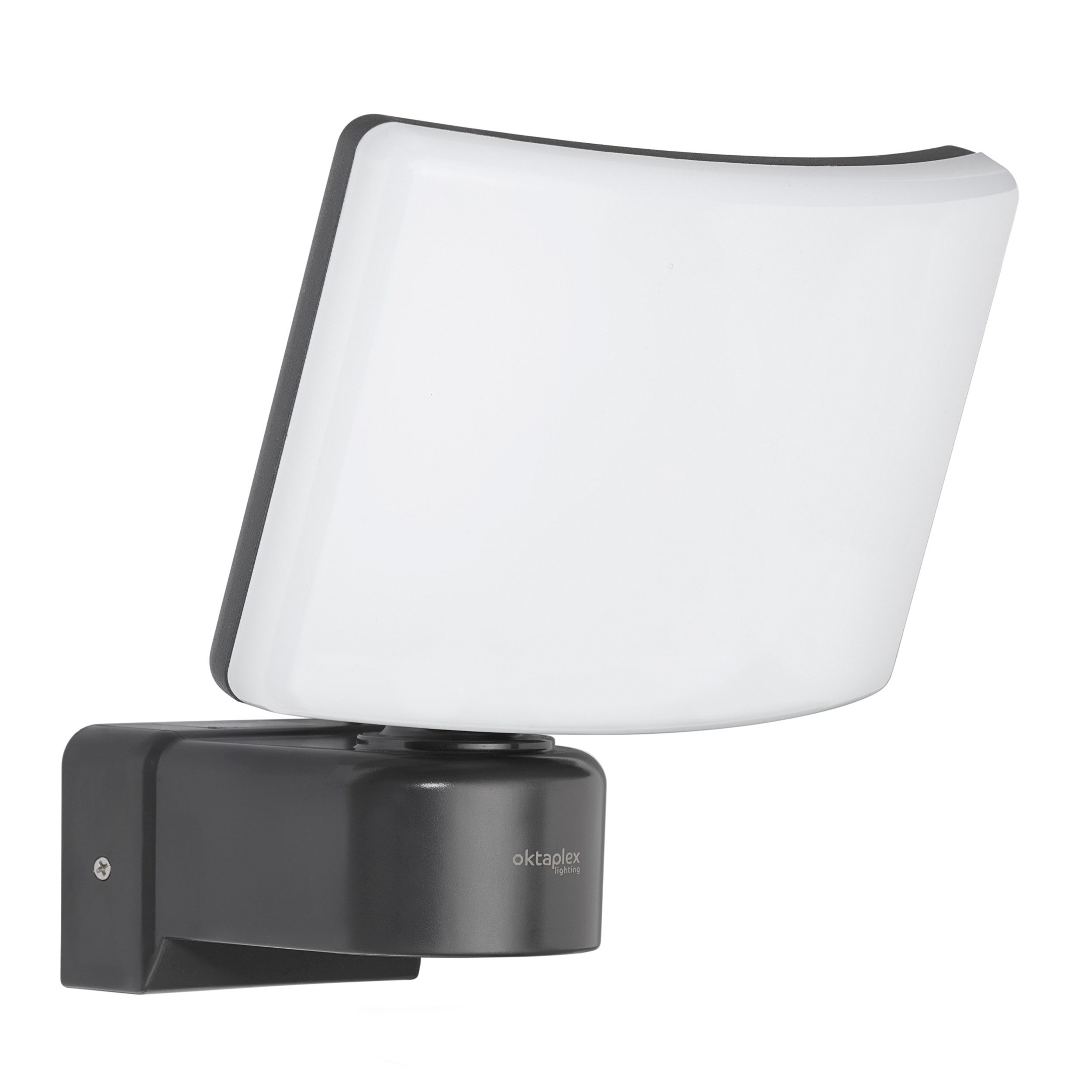 Oktaplex lighting LED Außen-Wandleuchte Cali Außenstrahler IP65 schwenkbar, dreh- und schwenkbar, inklusive Leuchtmittel, warmweiß, 3000K 2200lm LED Strahler 30W anthrazit