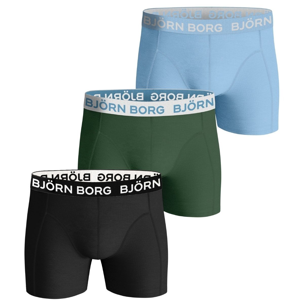 Björn Borg Boxershorts Essential Boxer 3er Pack Herren (3-St)