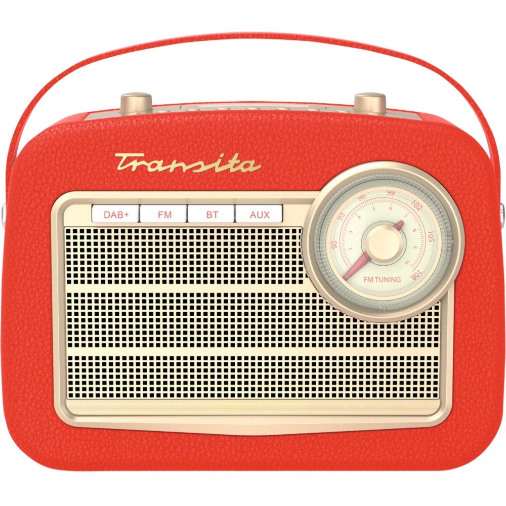 Transita 130 - Kofferradio - rot Radio
