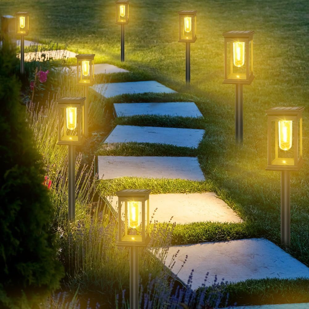 BlingBin LED Solarleuchte 4/8 Stücke Gartenleuchten günstig online kaufen