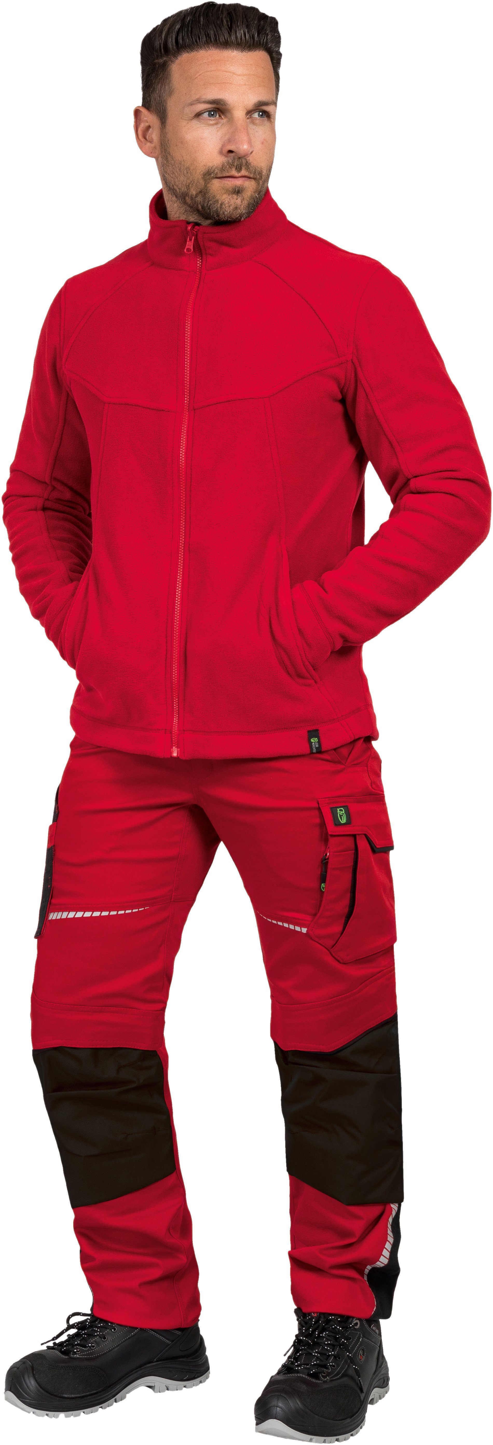 Leibwächter Fleecejacke Casual Line Herren Polar Fleecejacke Arbeitsjacke – Bild 3 von 4