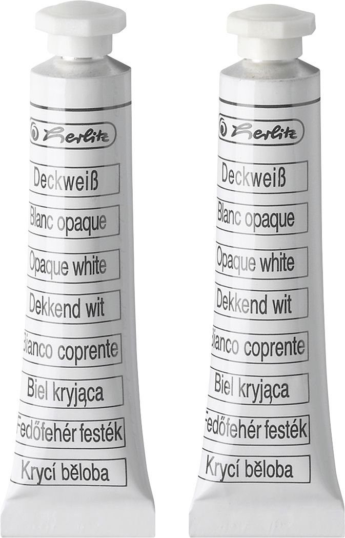 Herlitz Wasserfarbe herlitz Tube Deckweiß