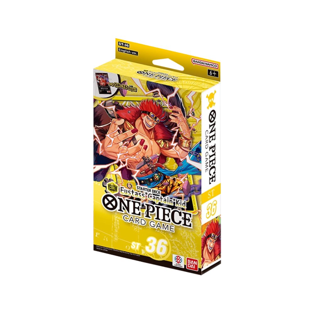 Bandai Sammelkarte One Piece Card Game Eustass Captain Kid Starter Deck ST-36 Englisch