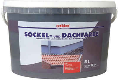 Wilckens Farben Dach- und Sockelfarbe »SOCKEL- UND DACHFARBE«, anthrazit, matt, UV-stabil, 5 Liter
