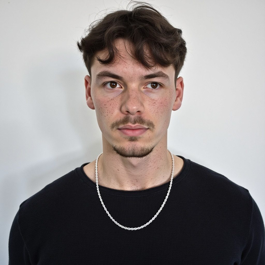 Tony Fein Collier Kordelkette 3mm 925er günstig online kaufen