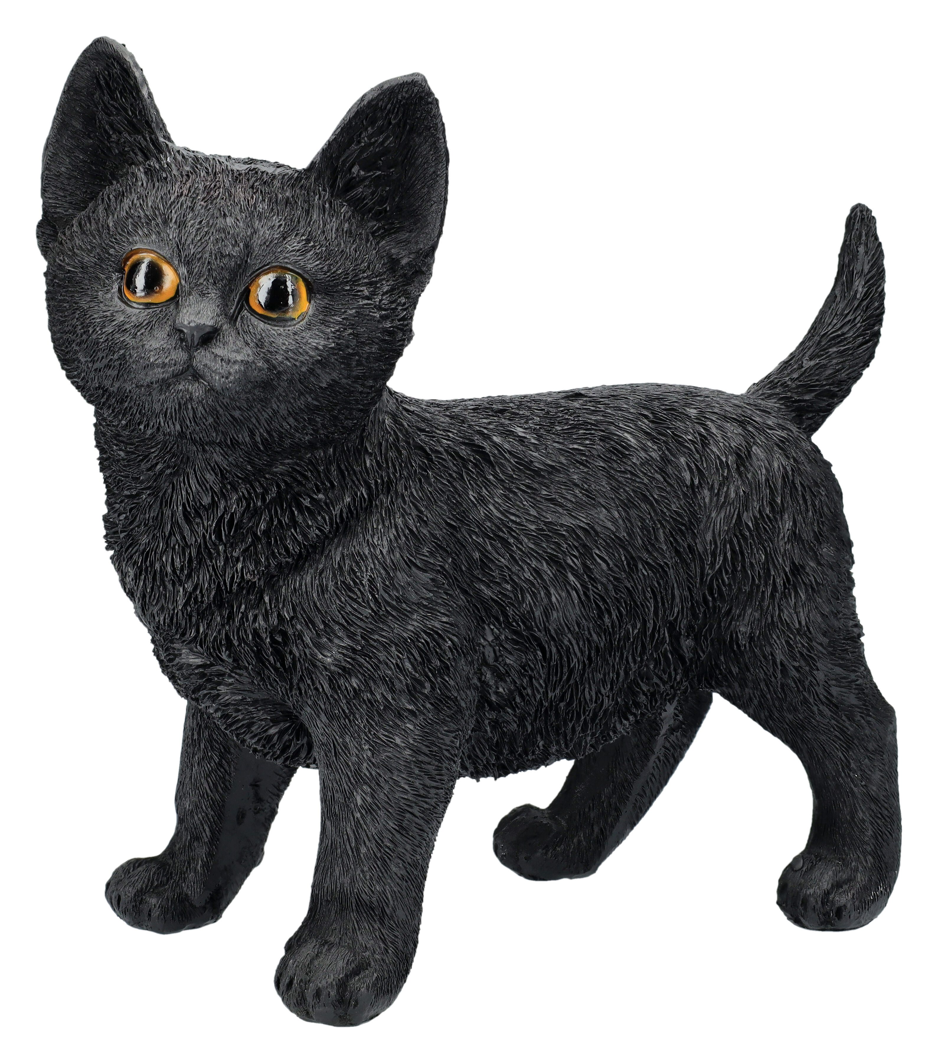 Figuren Shop GmbH Tierfigur Katzenfigur schwarz - Charmed Companion - schwa günstig online kaufen