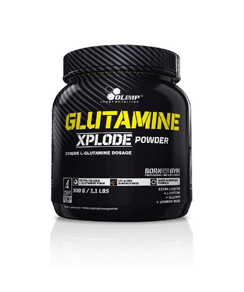 Olimp L-Glutamine Xplode - 500g Pulver - Zitrone Pulver, 0.5 g, Pulver