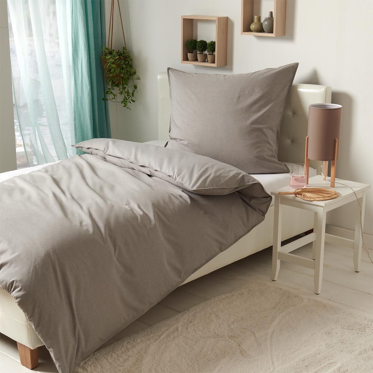 TRAUMSCHLAF Bettwäsche Basic Chambray, Chambray, 3 günstig online kaufen
