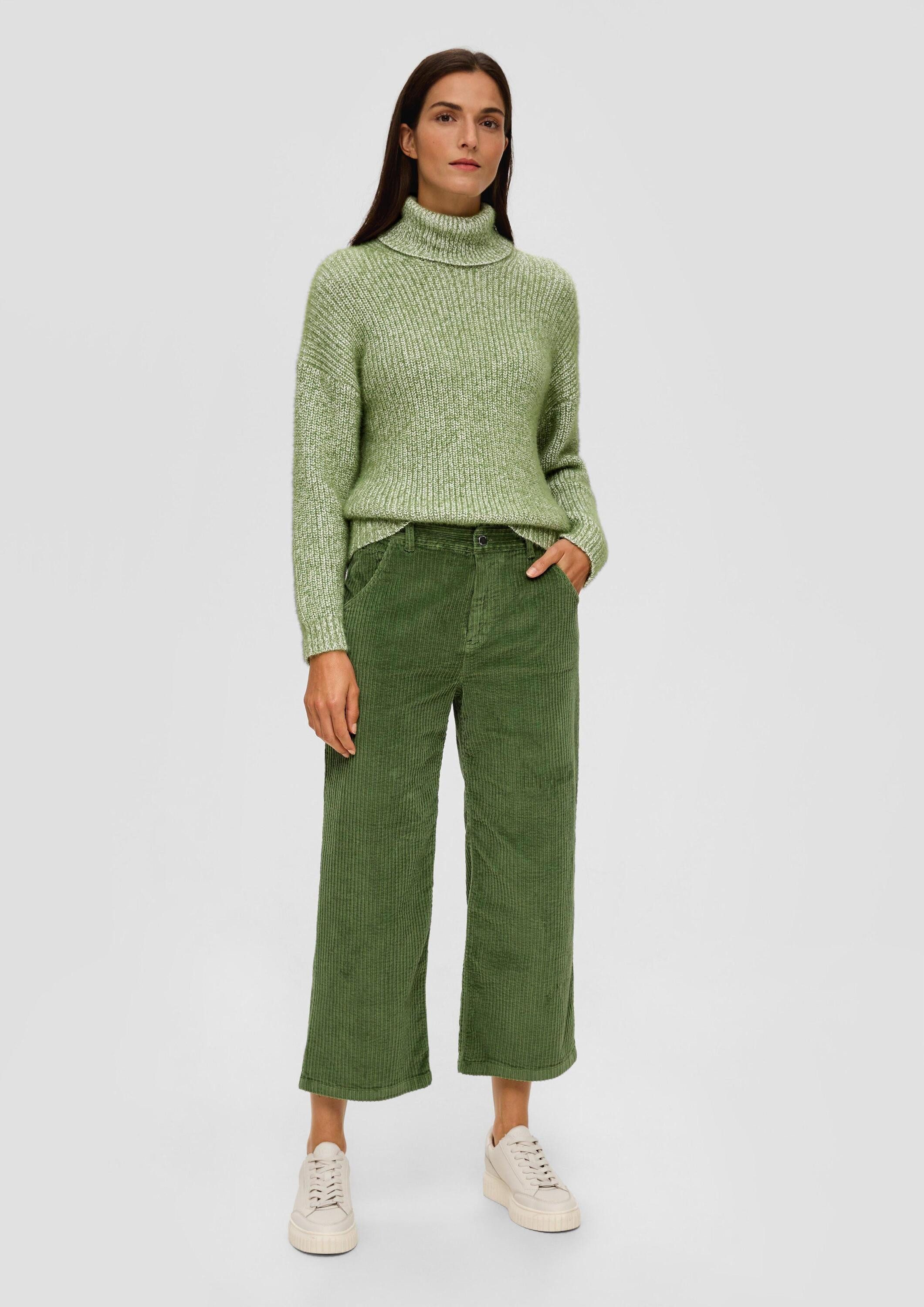 s.Oliver Culotte Hose Regular: Culotte in Cord-Qualität günstig online kaufen