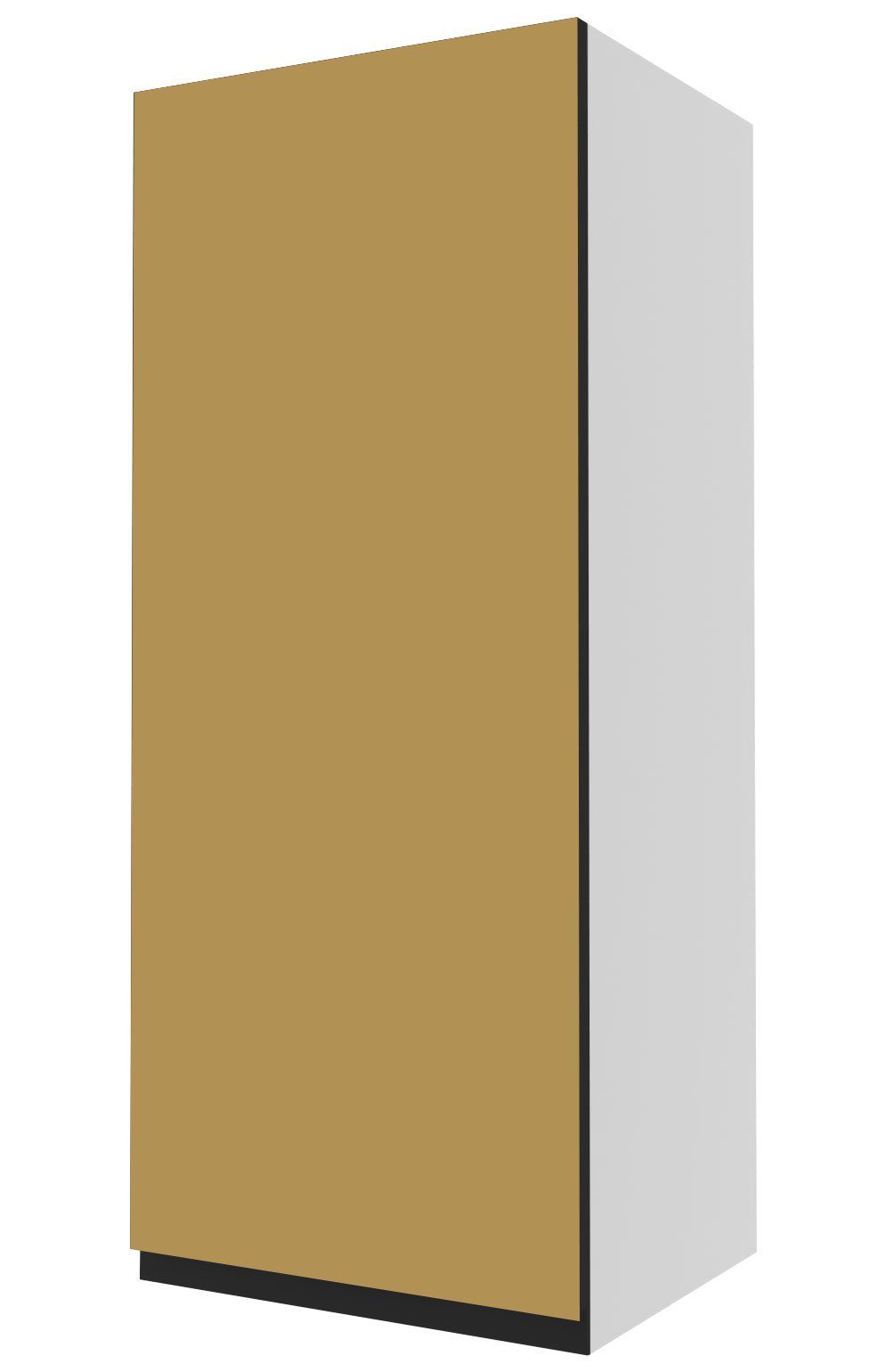 Feldmann-Wohnen Klapphängeschrank Velden 40cm Front-, Korpusfarbe und Ausführung wählbar grifflos 1-türig gold super matt | Hängeschränke