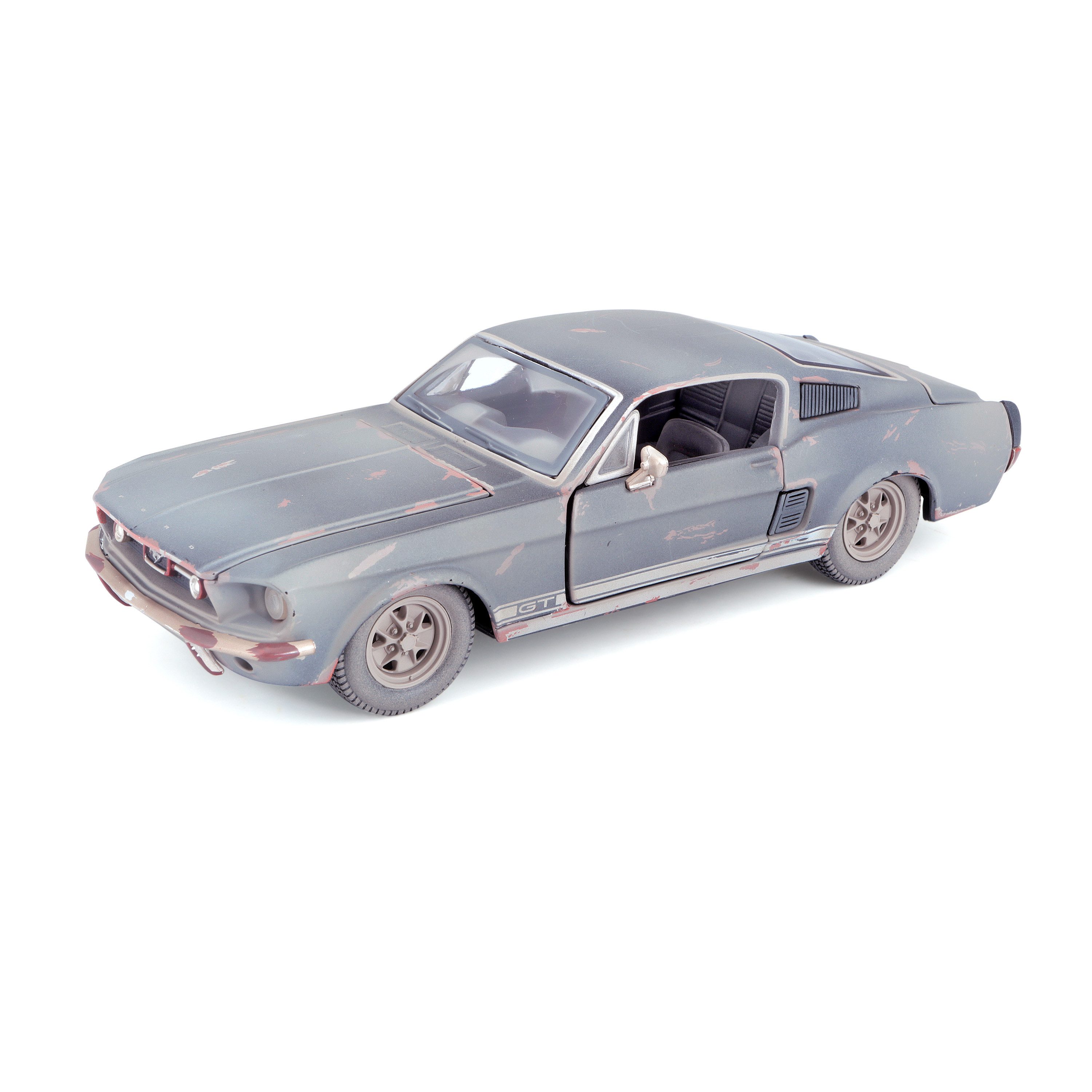 Maisto® Modellauto Old Friends - Ford Mustang GT 1967, Maßstab 1:24, originalgetreue Innenausstattung