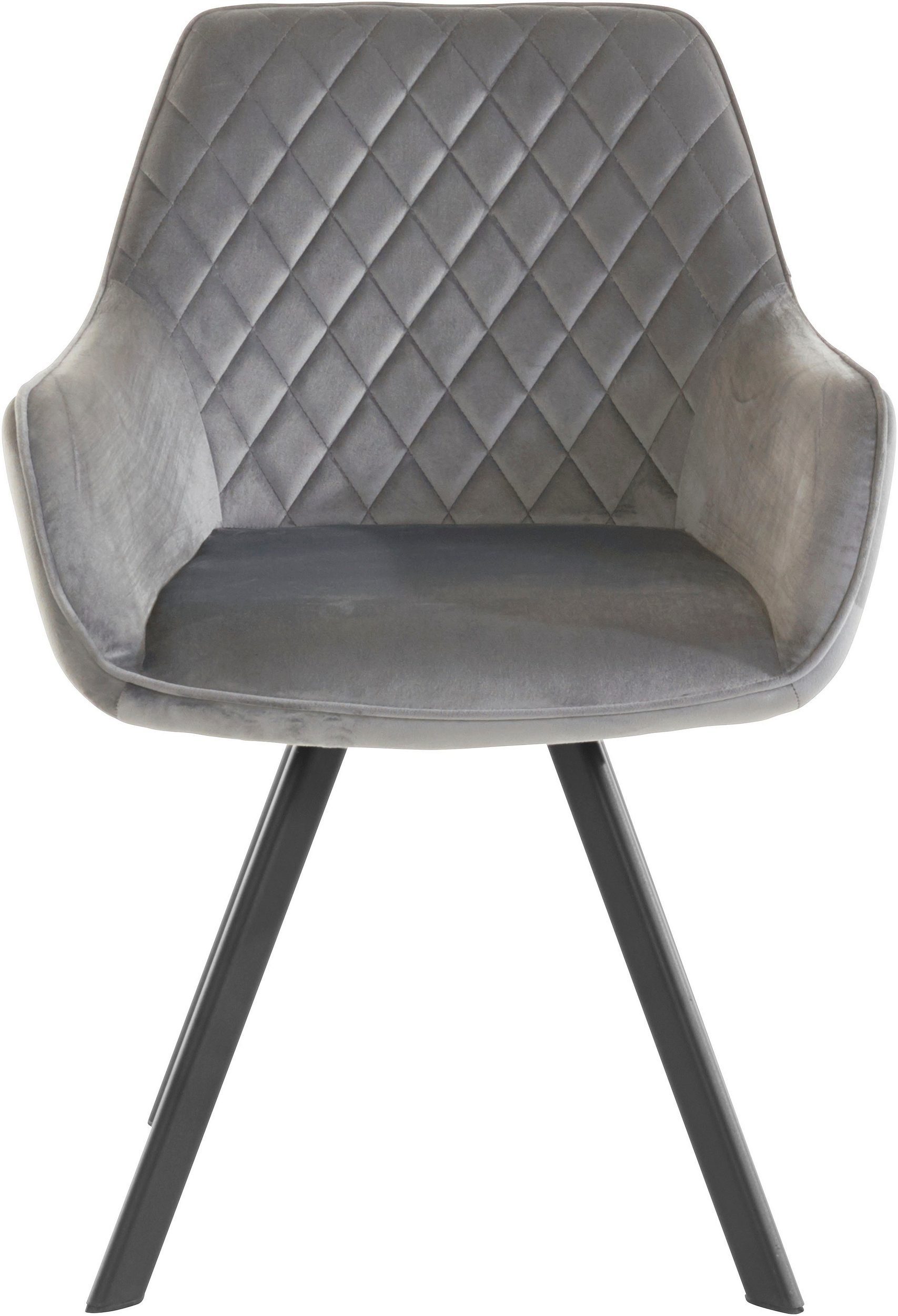 loft24 Armlehnstuhl Polka (1 St), Esszimmerstuhl günstig online kaufen