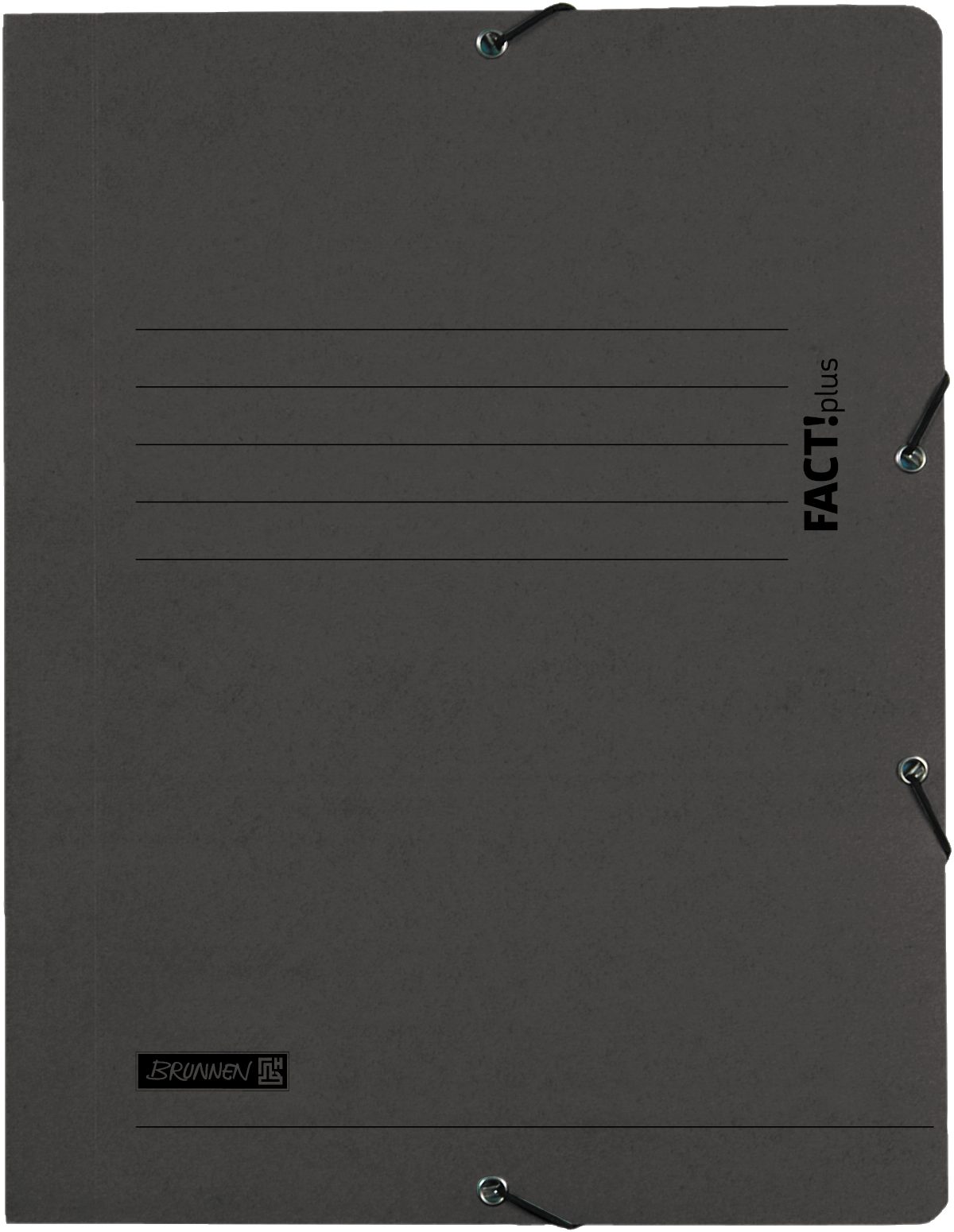 BRUNNEN Schulheft Premium Sammelmappe A4 - Elegante Dokumentenmappe mit Gummizug