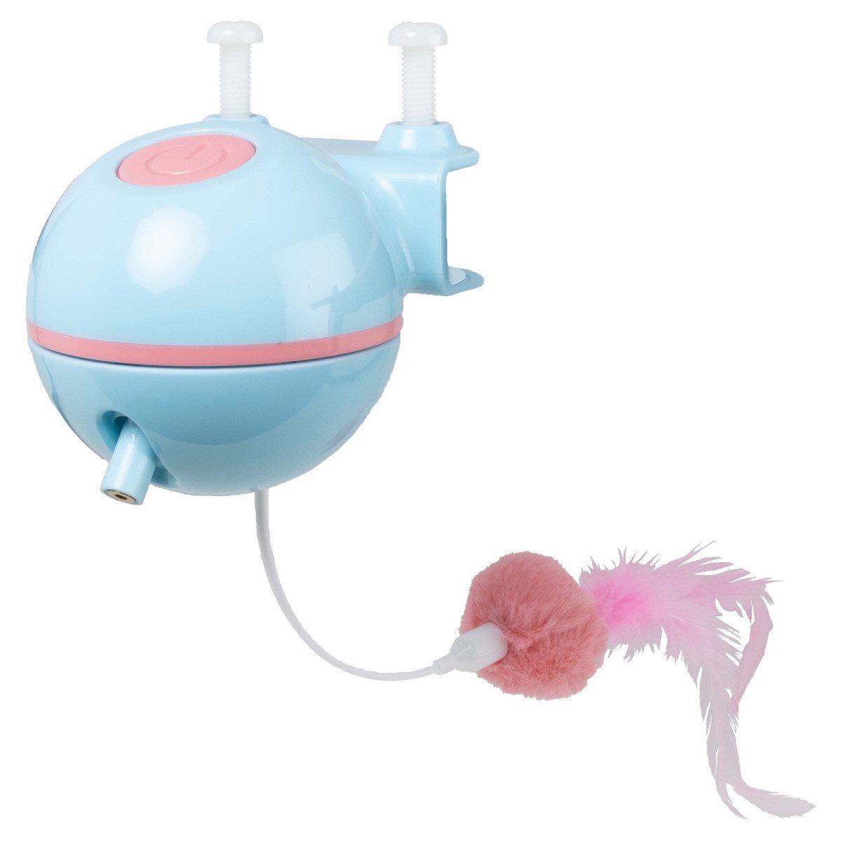 Coockoo Tier-Intelligenzspielzeug Katzenspielzeug Reckless Roxy blau/rosa