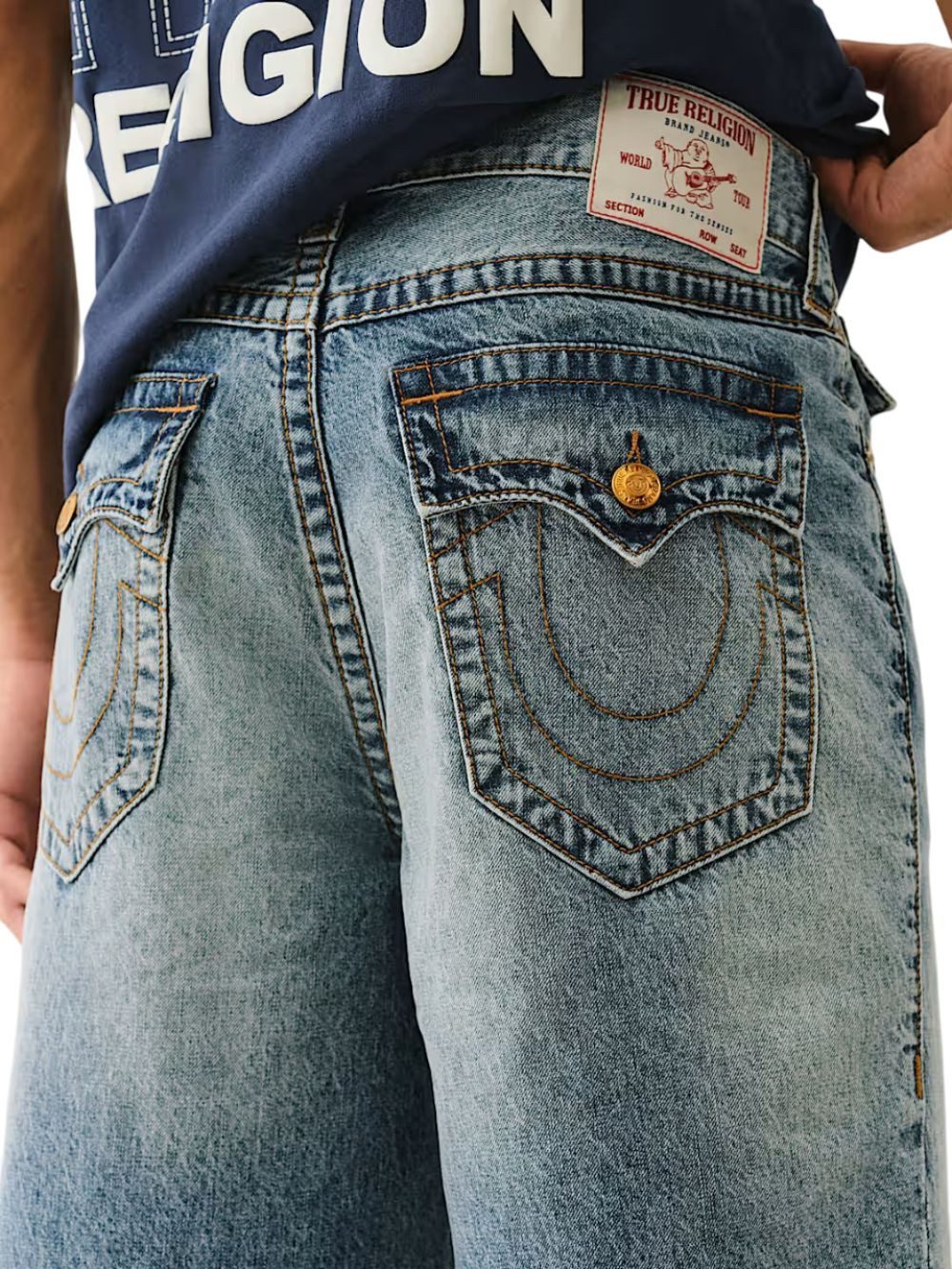 True Religion Jeansshorts Short Jeans True Religion Vinny Sn Flap