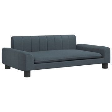 vidaXL Kindersofa Kindersofa Dunkelgrau 90x53x30 cm Stoff Kindercouch Kindermöbel Kinder