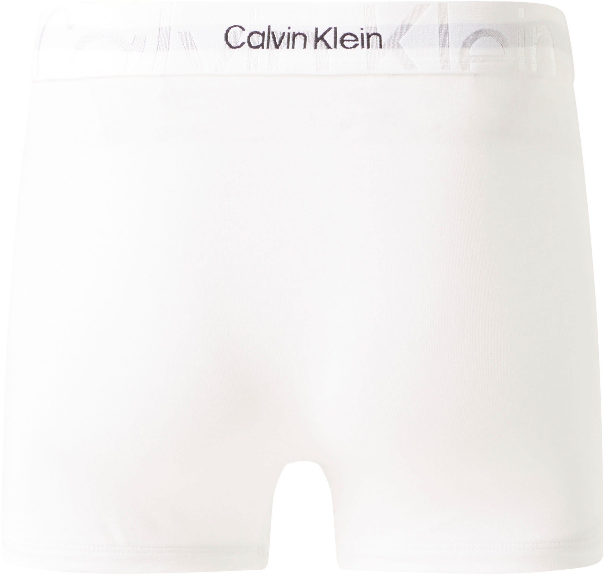 Wäschebund Klein mit am Boxer Underwear Calvin Logoschriftzug weiß