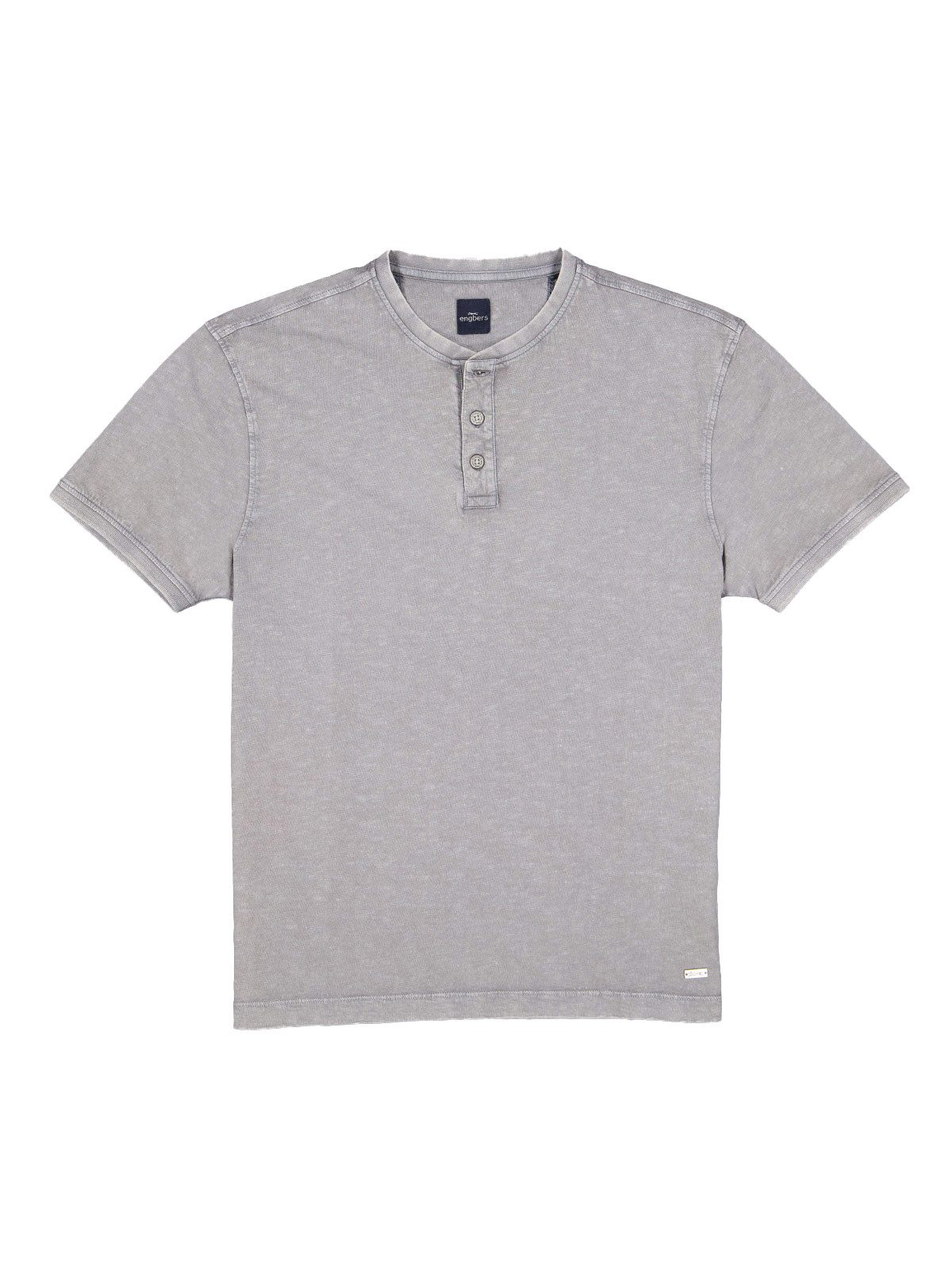Engbers T-Shirt engbers Herren Henley-Shirt uni, Grau günstig online kaufen