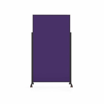 magnetoplan® Anzeigetafel Design-Moderationstafel mit Rollen, 100x180cm, Violett. (1-St)