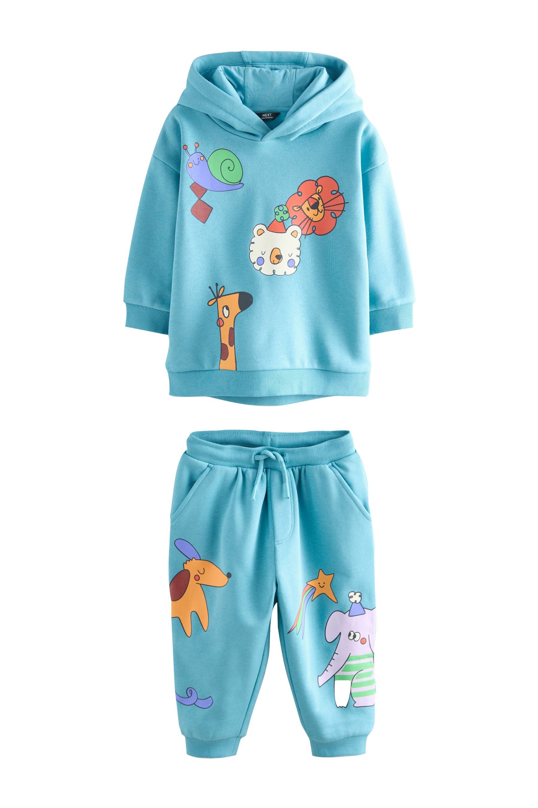 Sweatanzug Set mit Kapuzensweatshirt und Jogginghose