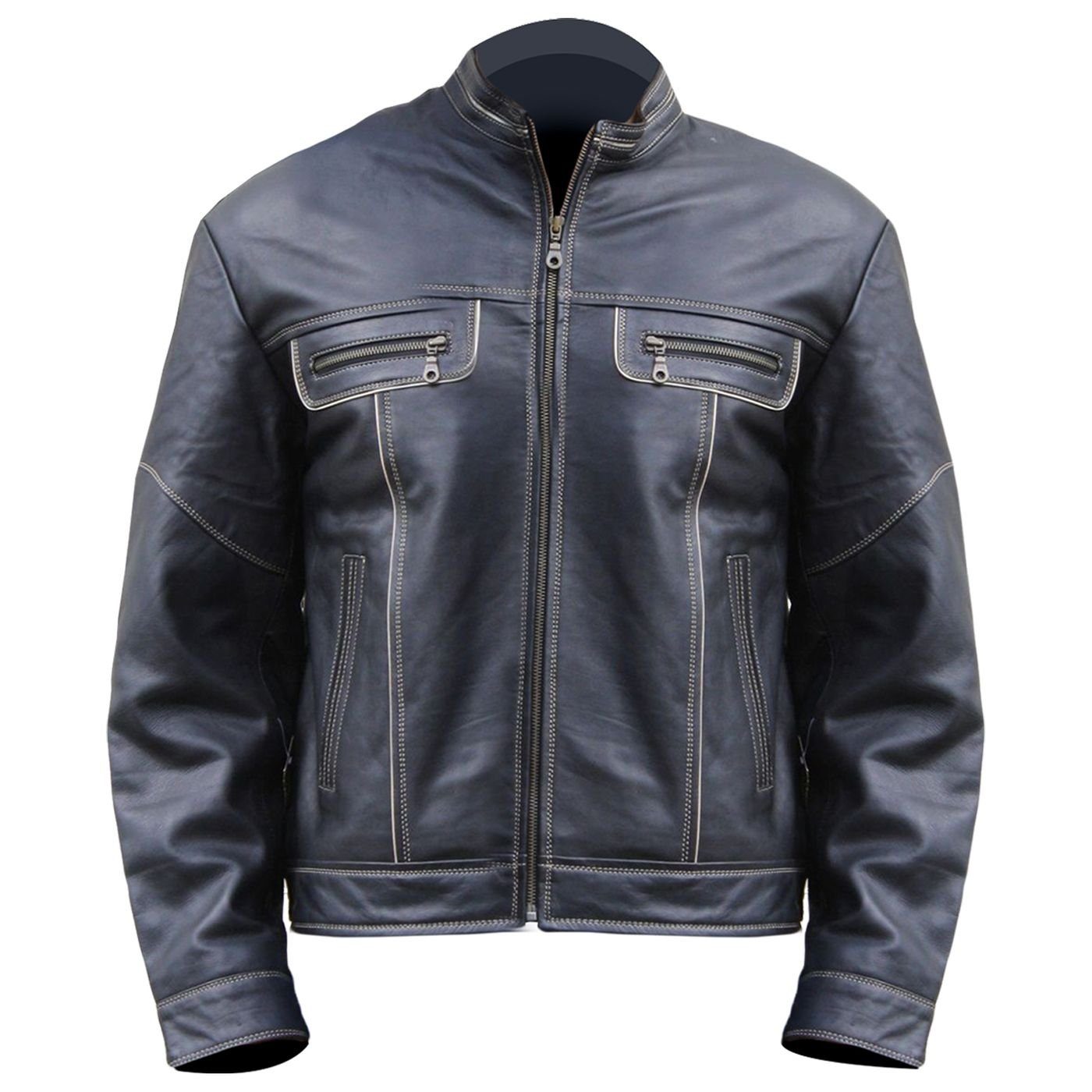 Wear Lederjacke aus 508J German Jacke Leder Trend Schwarz Lederjacke Lammnappa