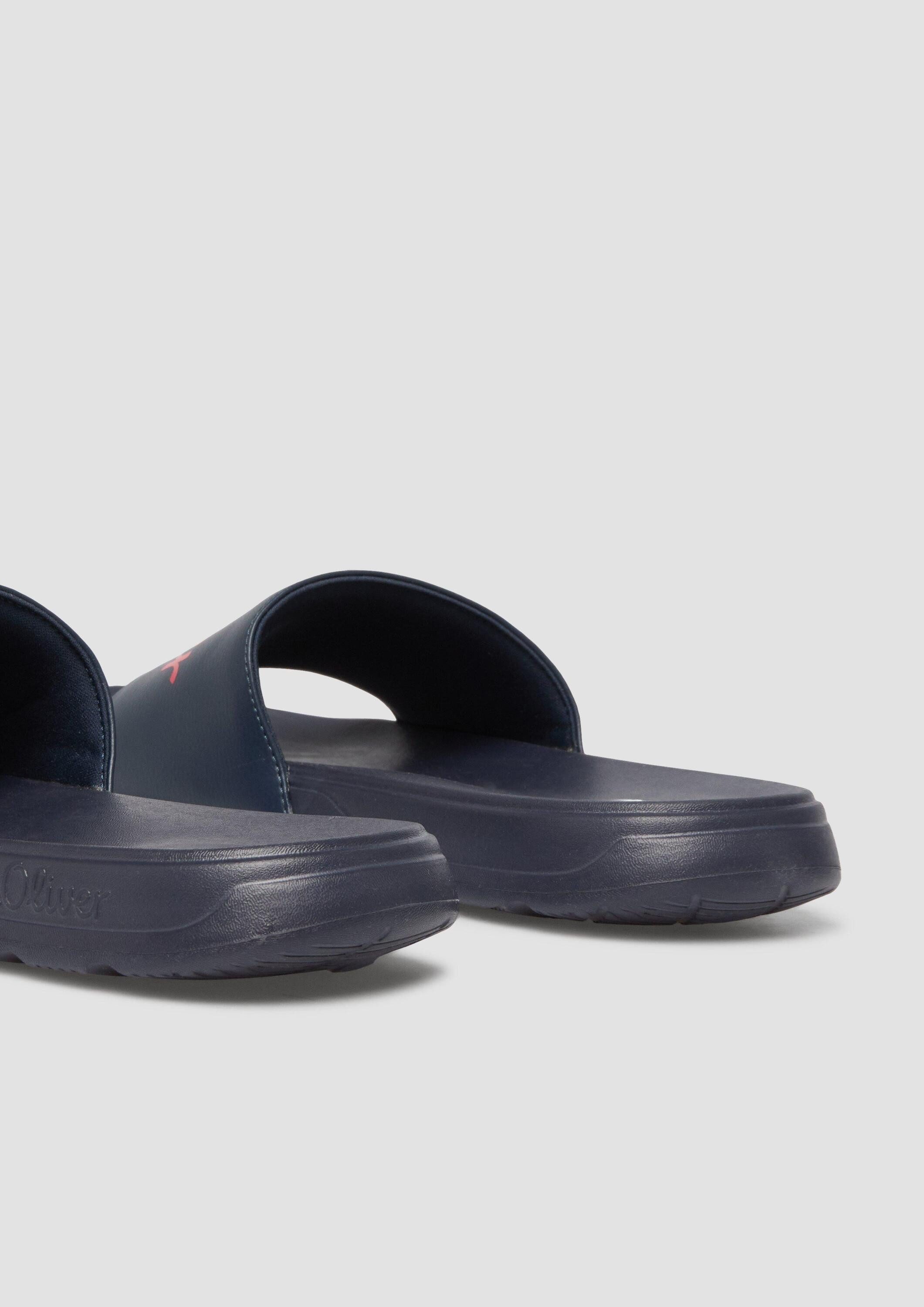 s.Oliver Pantoletten Slipper Pantoletten mit Logo