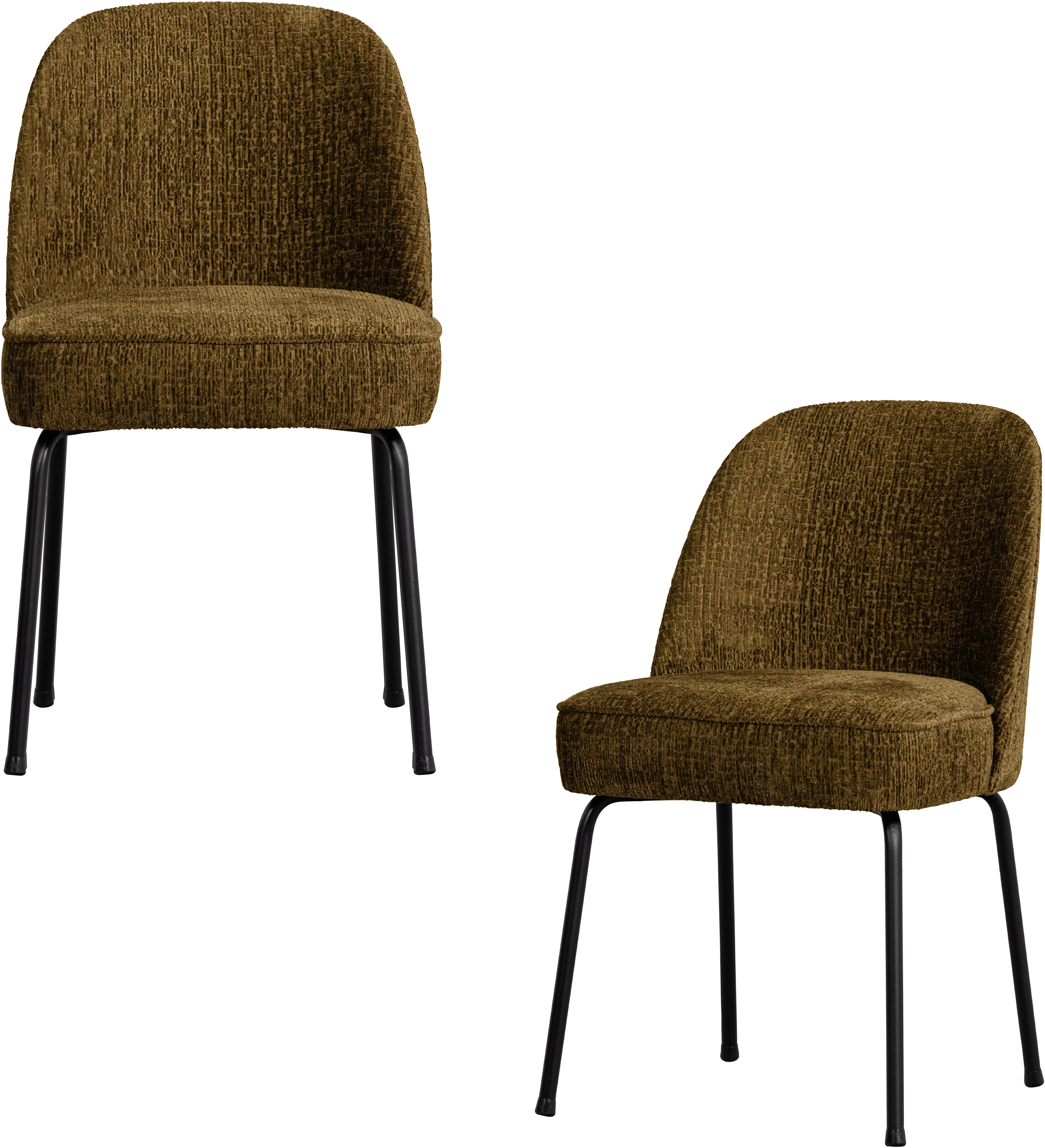 WOOOD Esszimmerstuhl Vogue mit bezug und 3D-Muster, B 50 x T 57 x H 83 cm (2er-Set) (Set, 2 St), Ausgezeichnete Verschleißfestigkeit, Jacquard-Velvet Polsterung