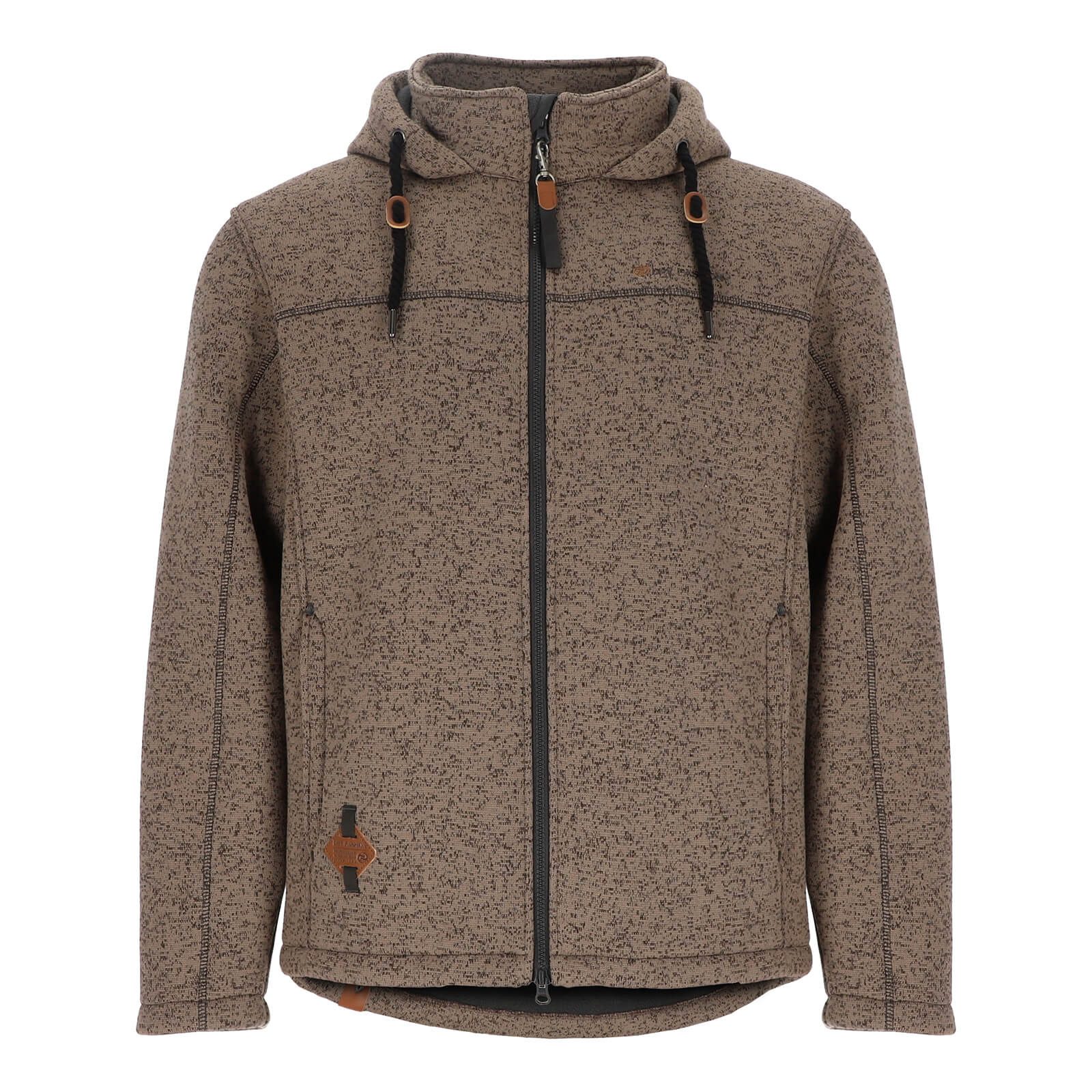 Dry Fashion Fleecejacke Helgoland Herren Wollfleece-Jacke Helgoland mit Kap günstig online kaufen