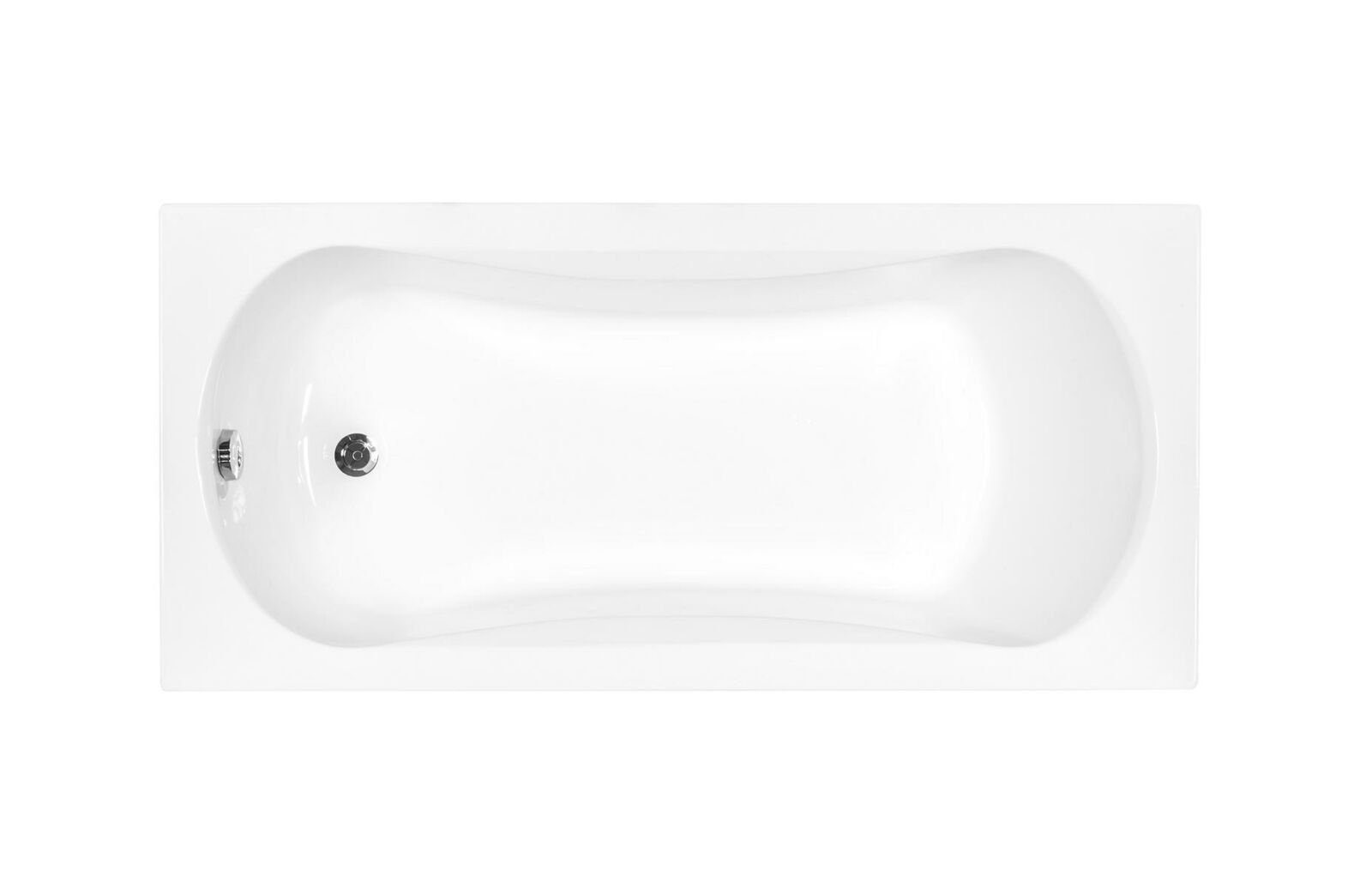 Xlmoebel Badewanne Eckbadewanne 170 x 70 cm Acrylwanne Badezimmer Ecke Wanne, Hergestellt in Europa