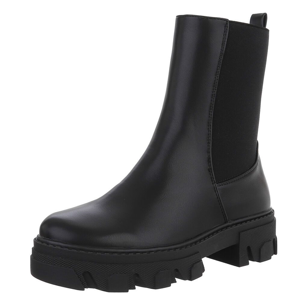 Stylische Stiefelette mit robuster Sohle für Damen Westernstiefelette