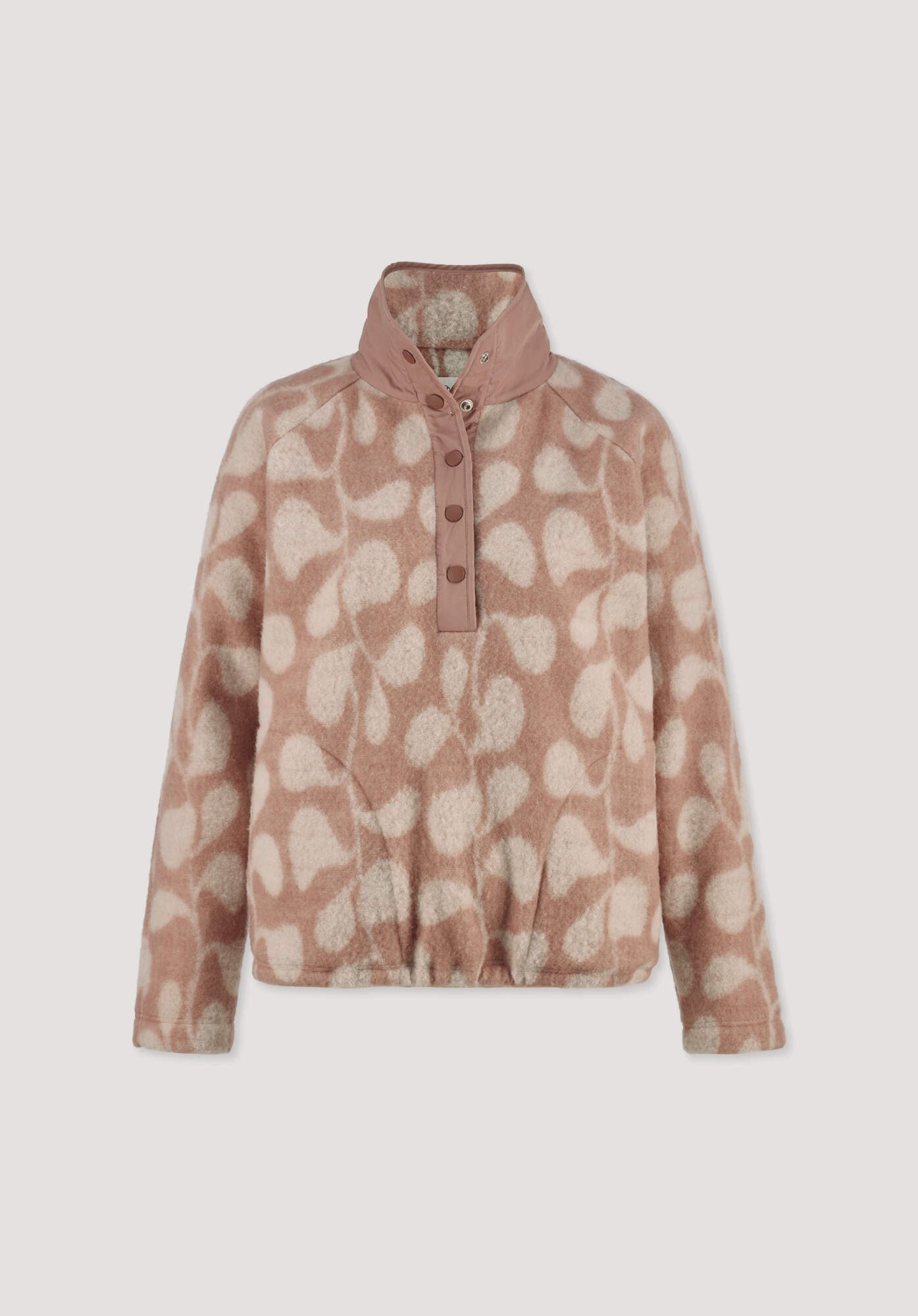 Hessnatur Sweatshirt aus Bio-Merinowolle mit Bio-Baumwolle (1-tlg)