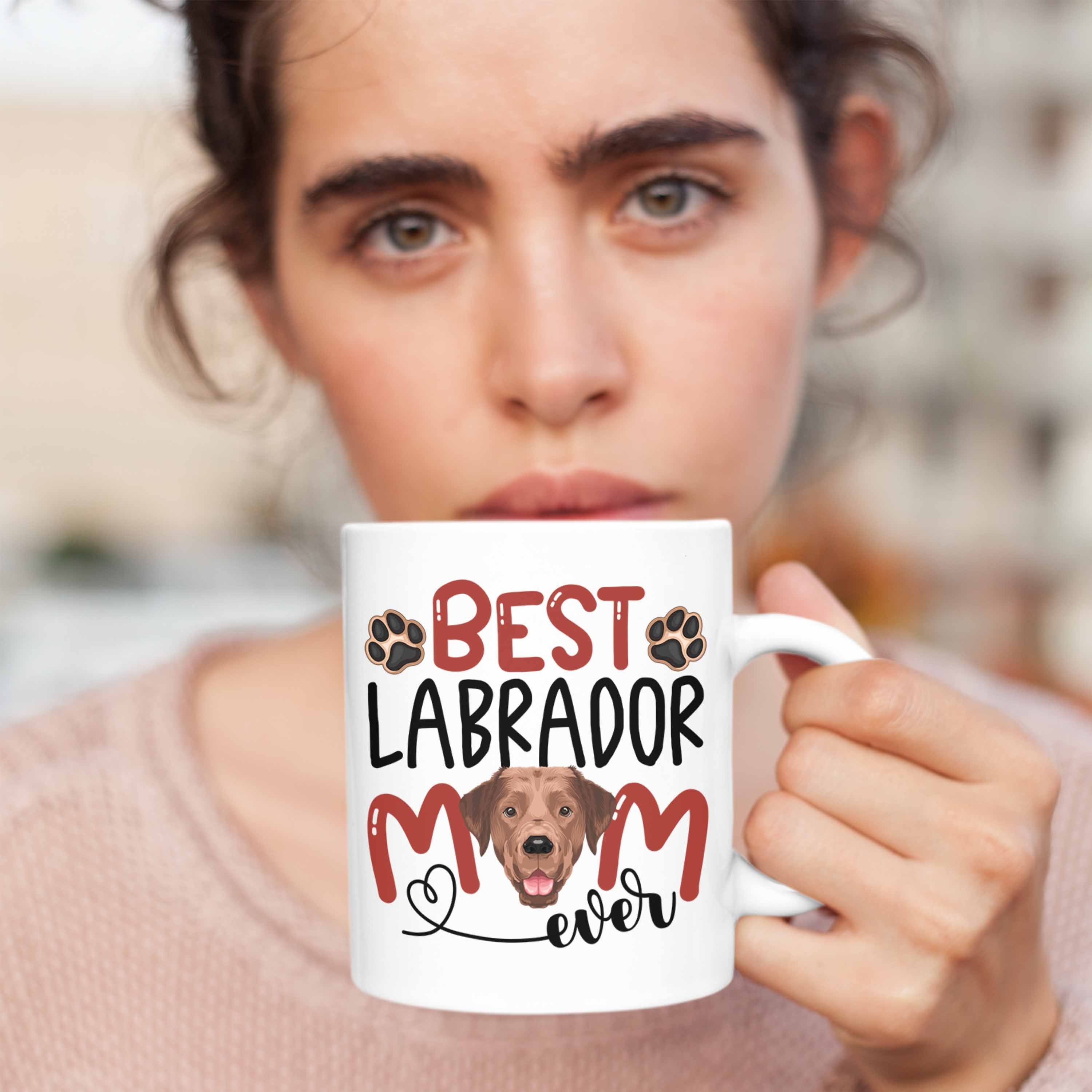 Be Weiss Geschenkidee Mom Tasse Trendation Tasse Lustiger Geschenk Besitzerin Labrador Spruch